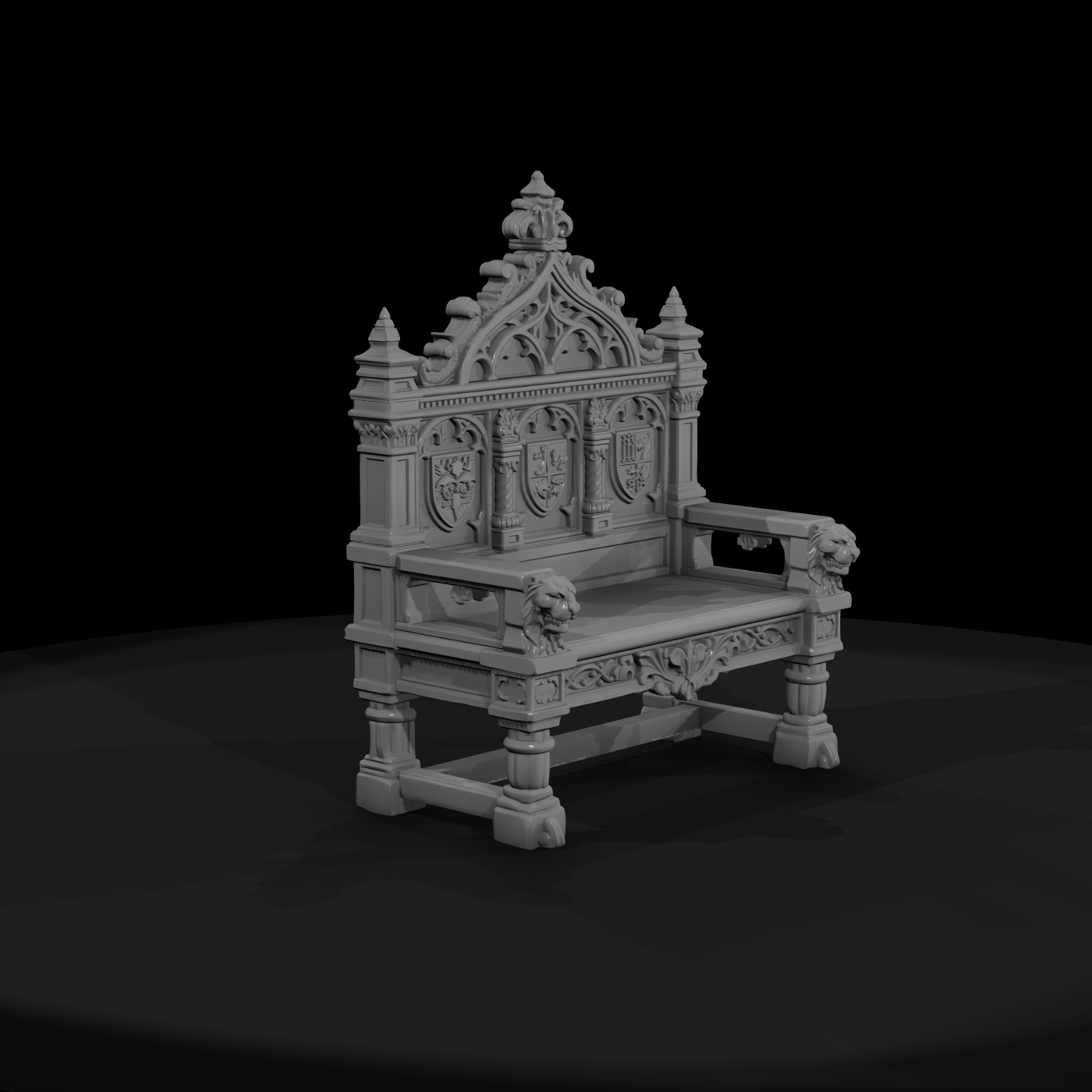 Hitem2 High Back Bench