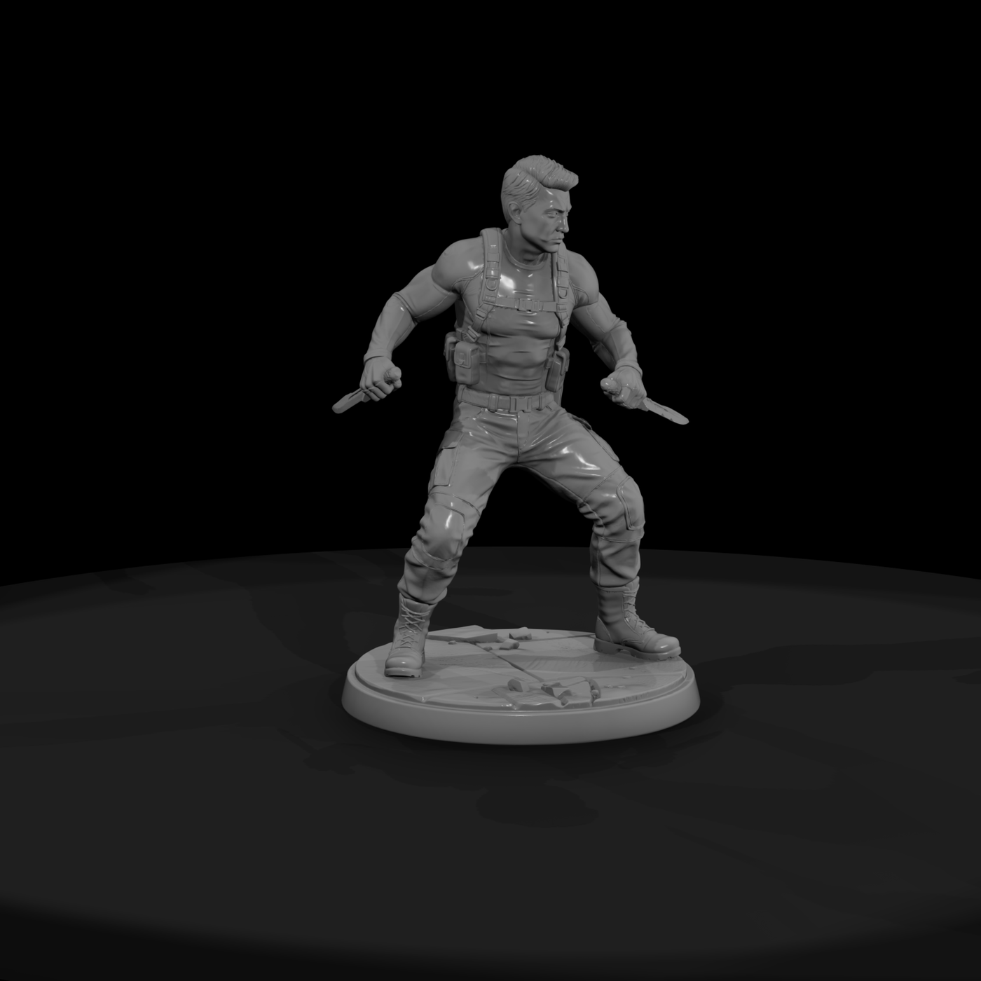 Crm 073 Hitman Knife Assassin