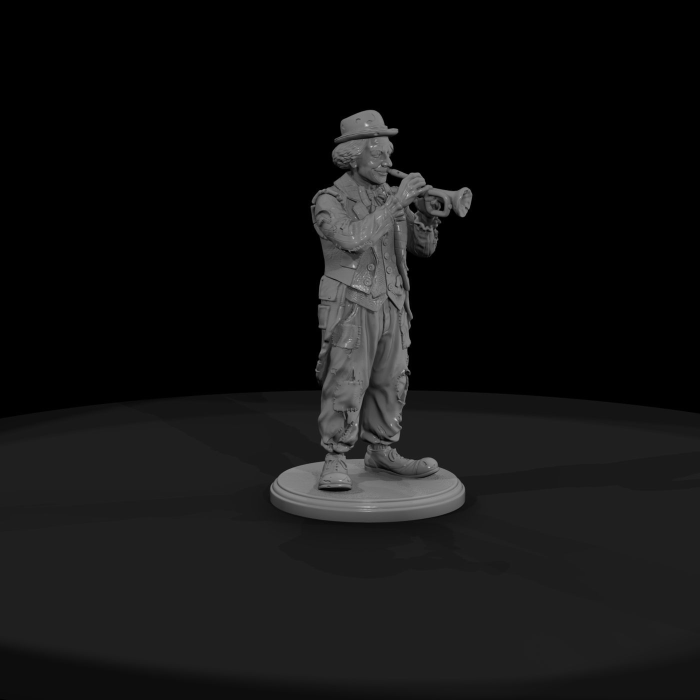 Cir 032 Performer Clown Musician