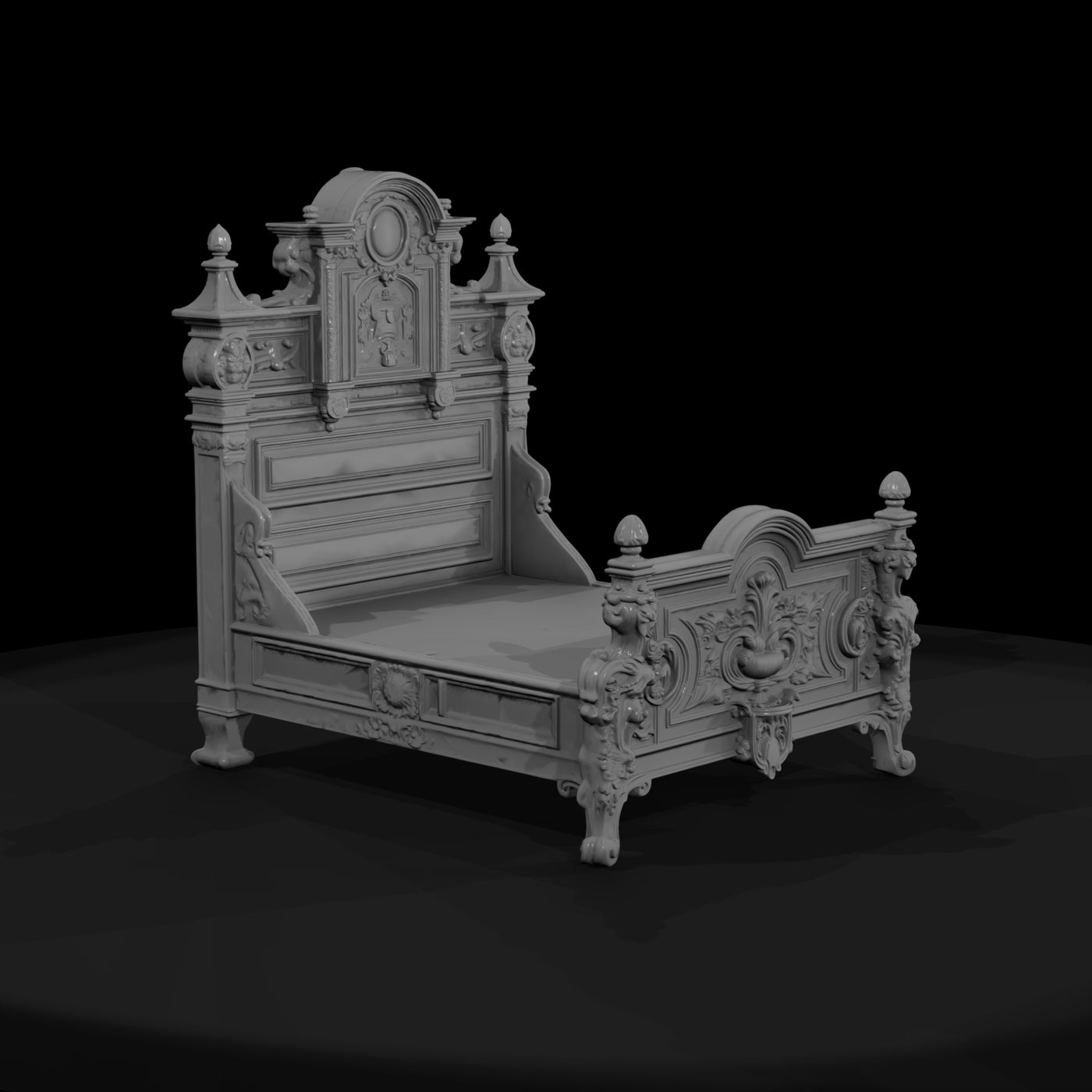 ornate-carved-bed