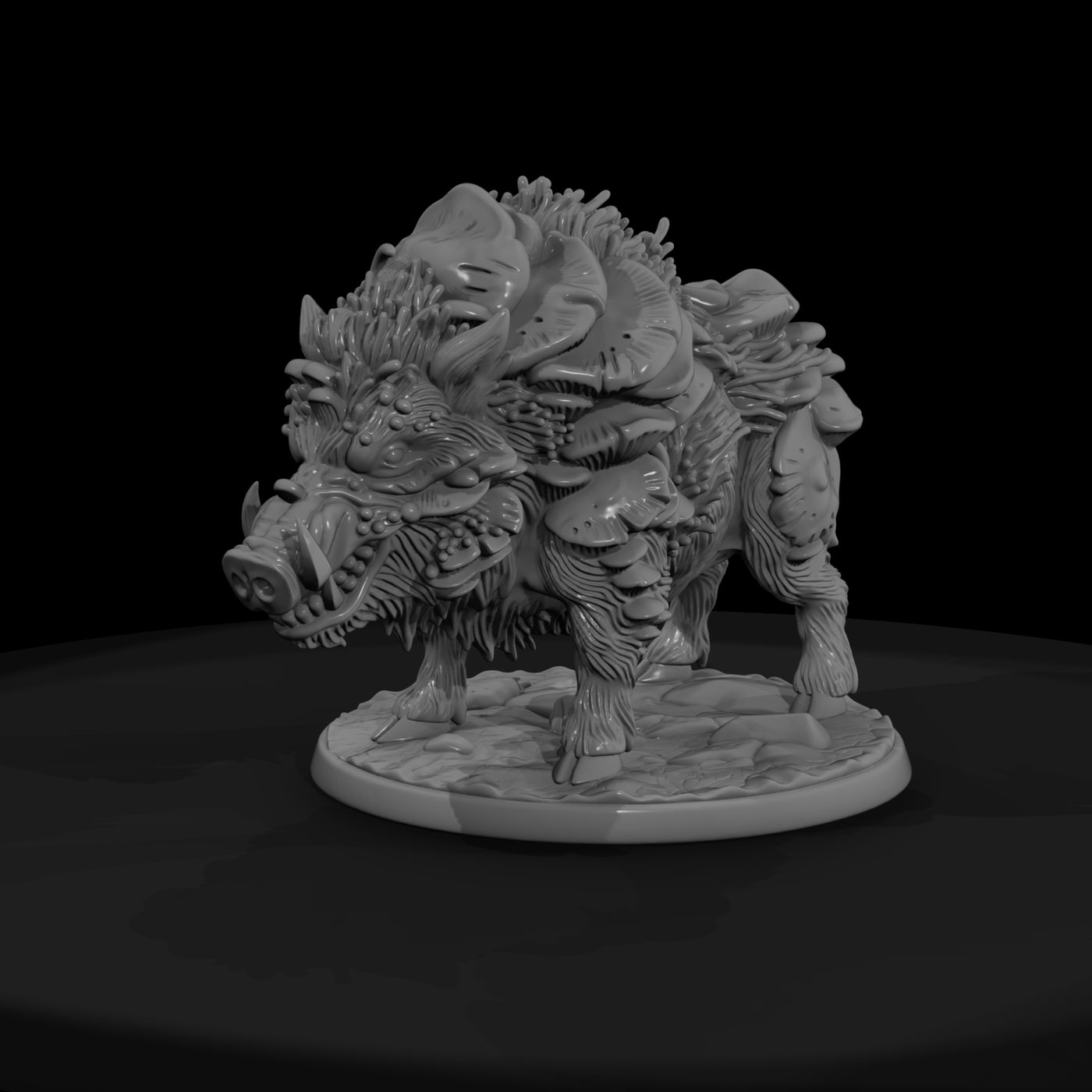 Fungal Boar Fantasy Beast