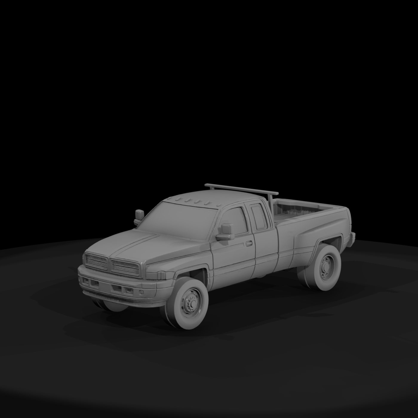 Vintage Dodge Ram Dually Pickup
