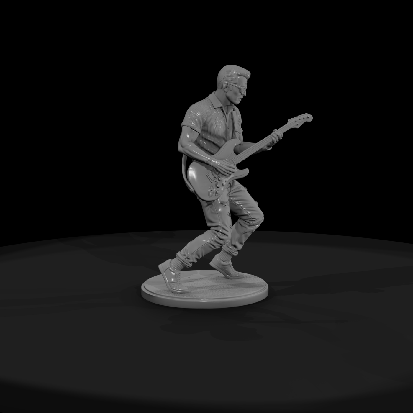 Poparc 0201 Surf Rock Guitarist Alternate Pose