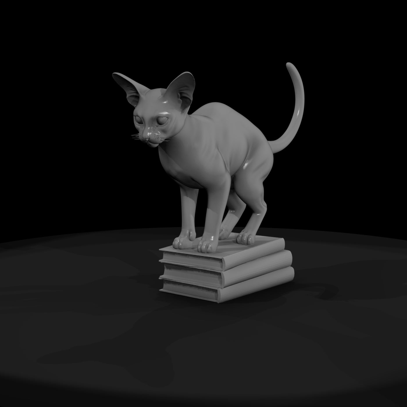 stylized-sphynx-cat-bookend-diorama-miniature-262157
