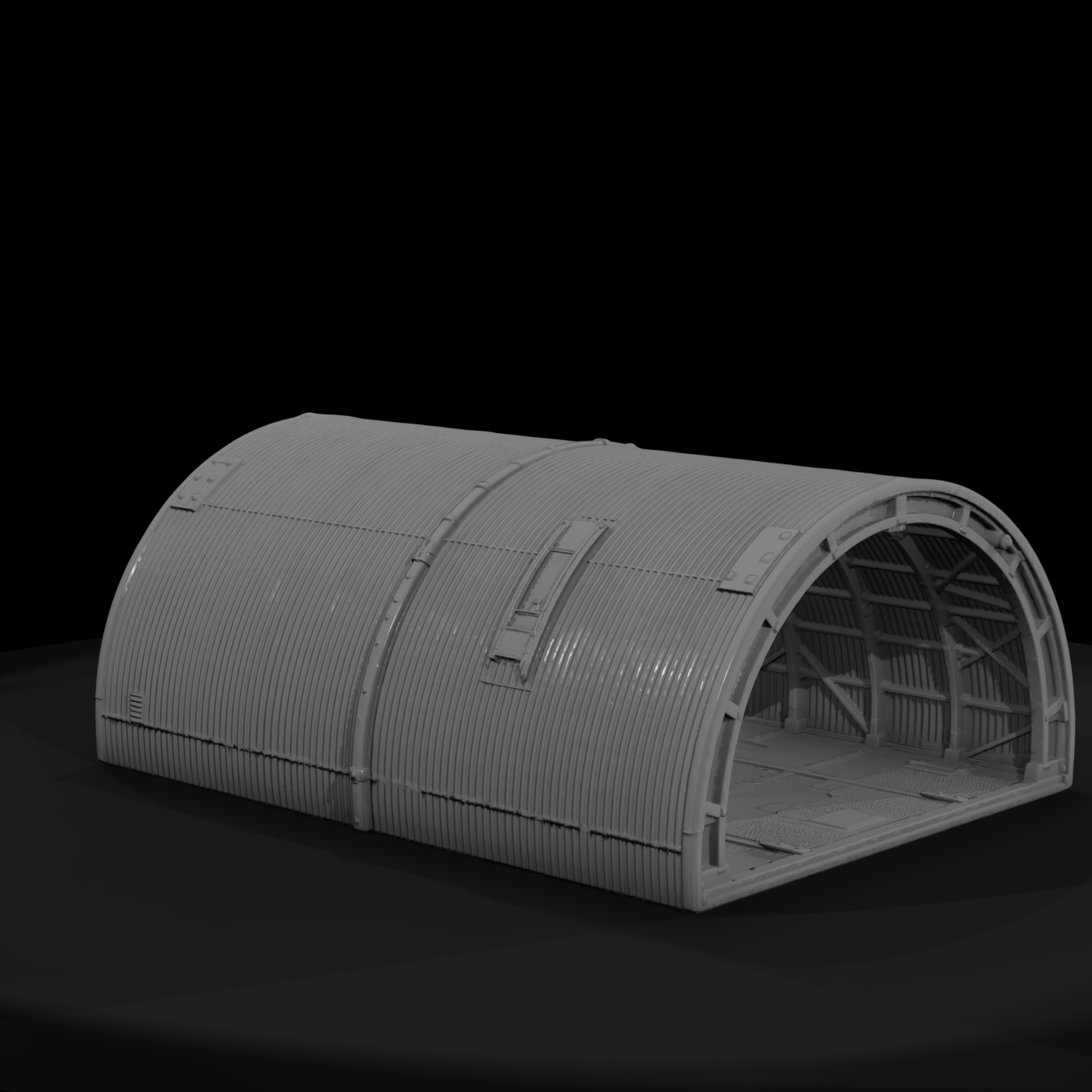 Mil 128 Ww2 England Blister Hangar