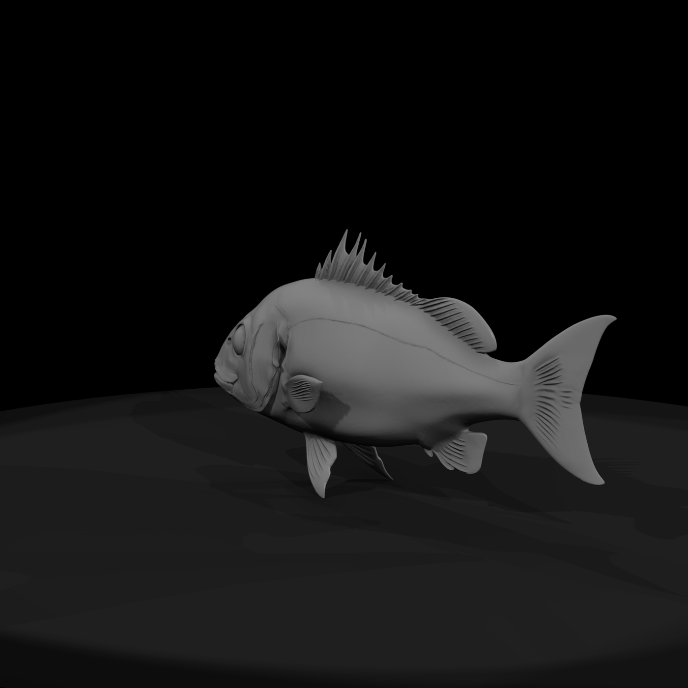 Realistic Snapper Fish