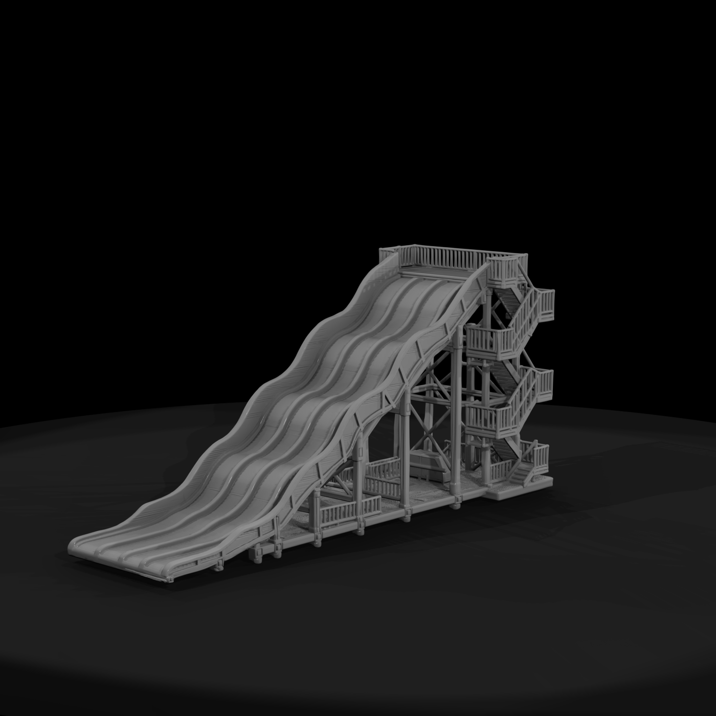 Fairground Giant Wave Slide