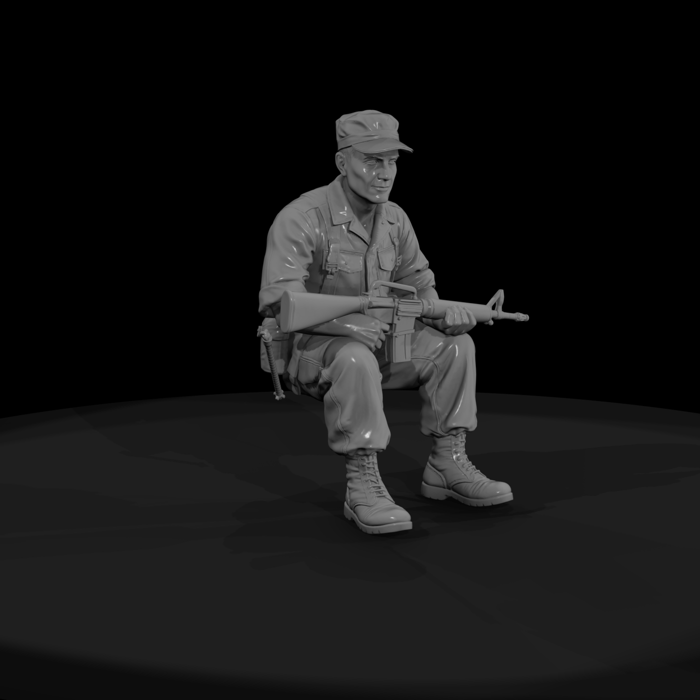 Vn Army 020 Vietnam U S Army Scout Figure