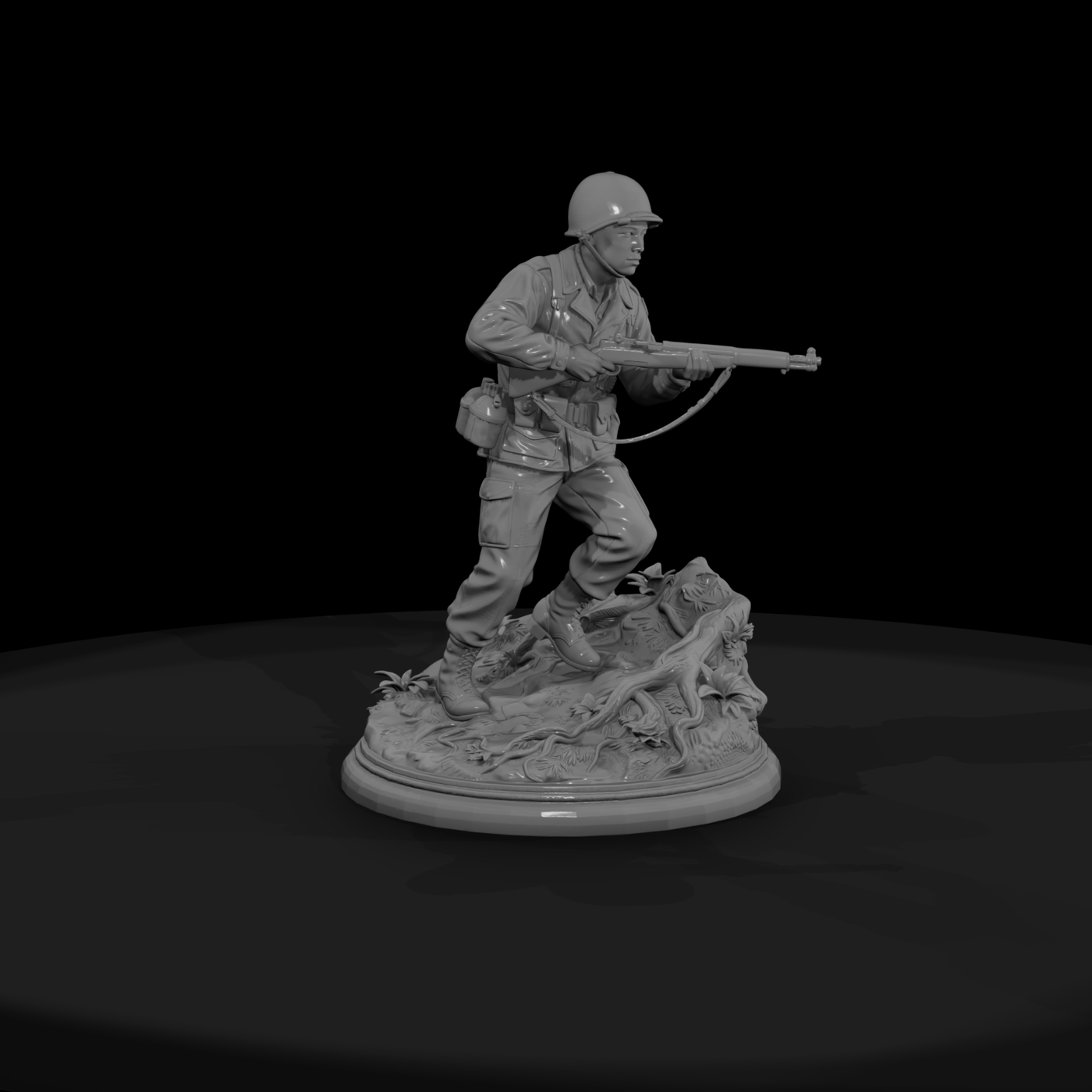 Ww2H 055 United States 442Nd Rct Rifleman