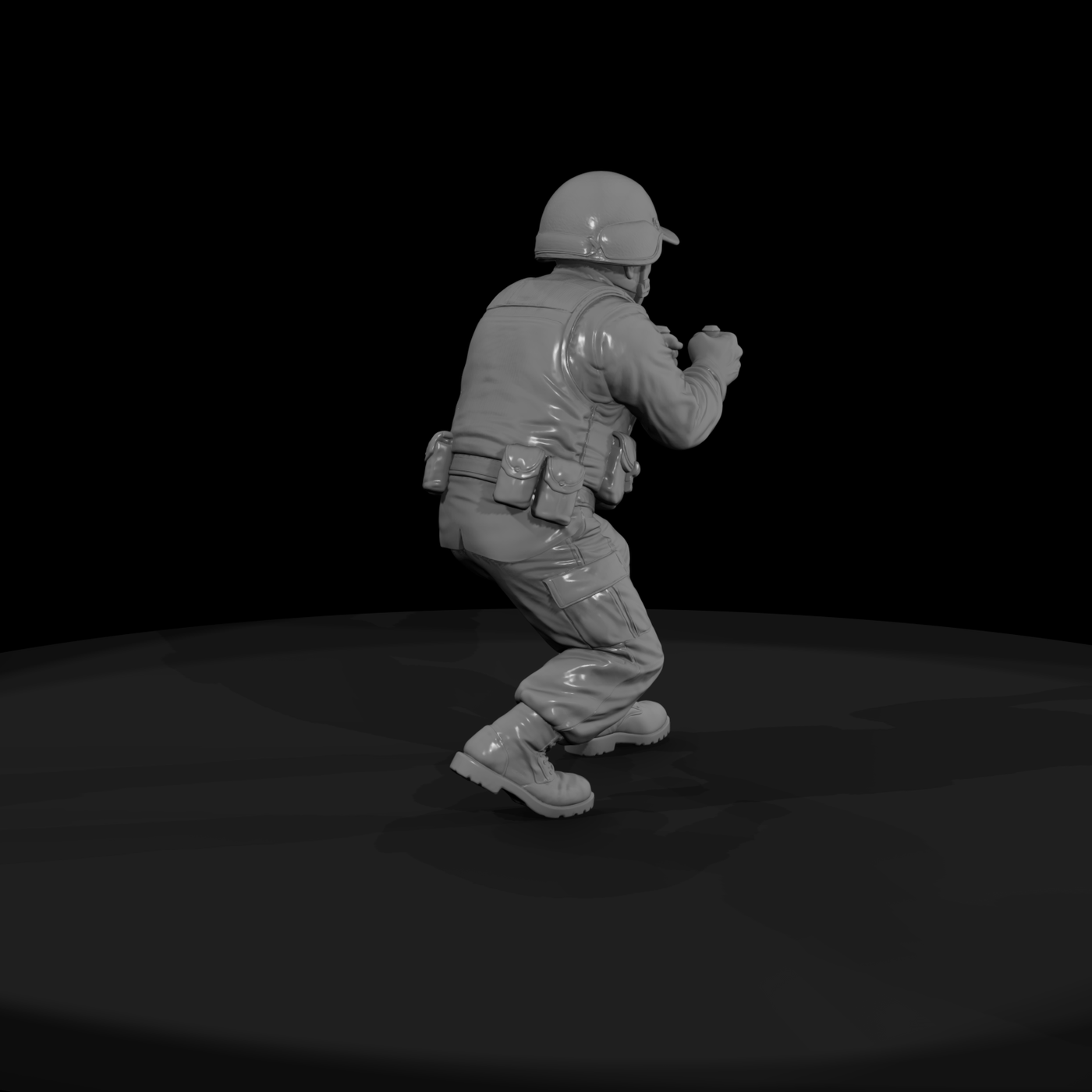 Mod Navy 046 Modern U S Navy Naval Gun Crewman Fig