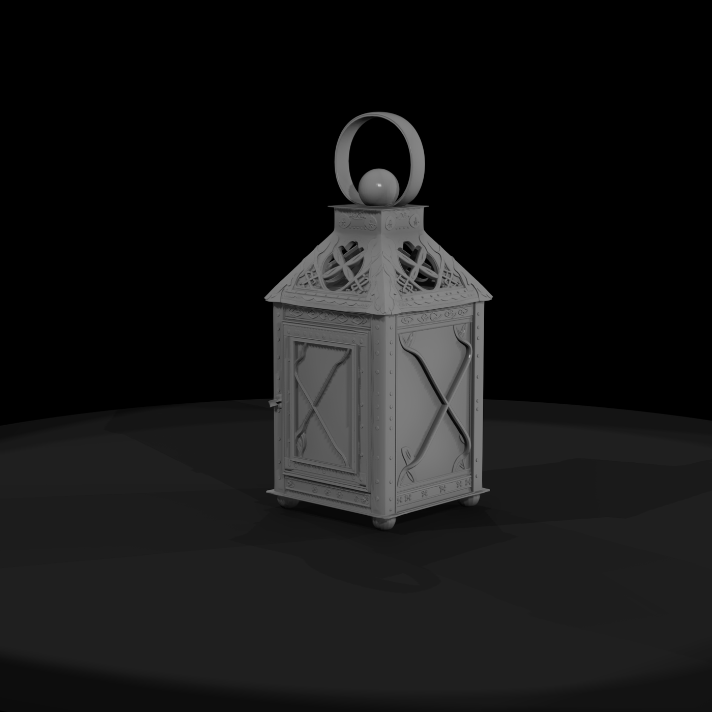 Gothic Filigree Lantern & Railway Layouts