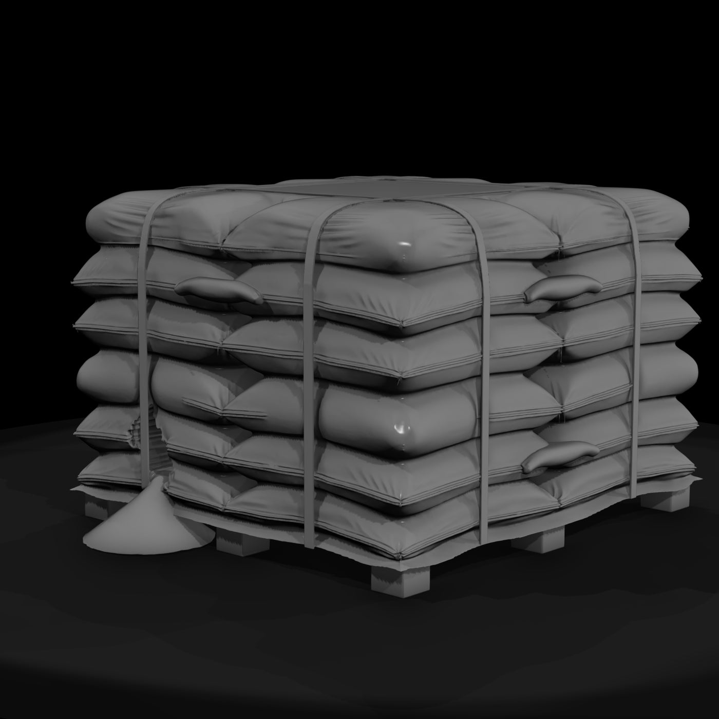 palletized-bulk-sacks-strapped-stack-934487