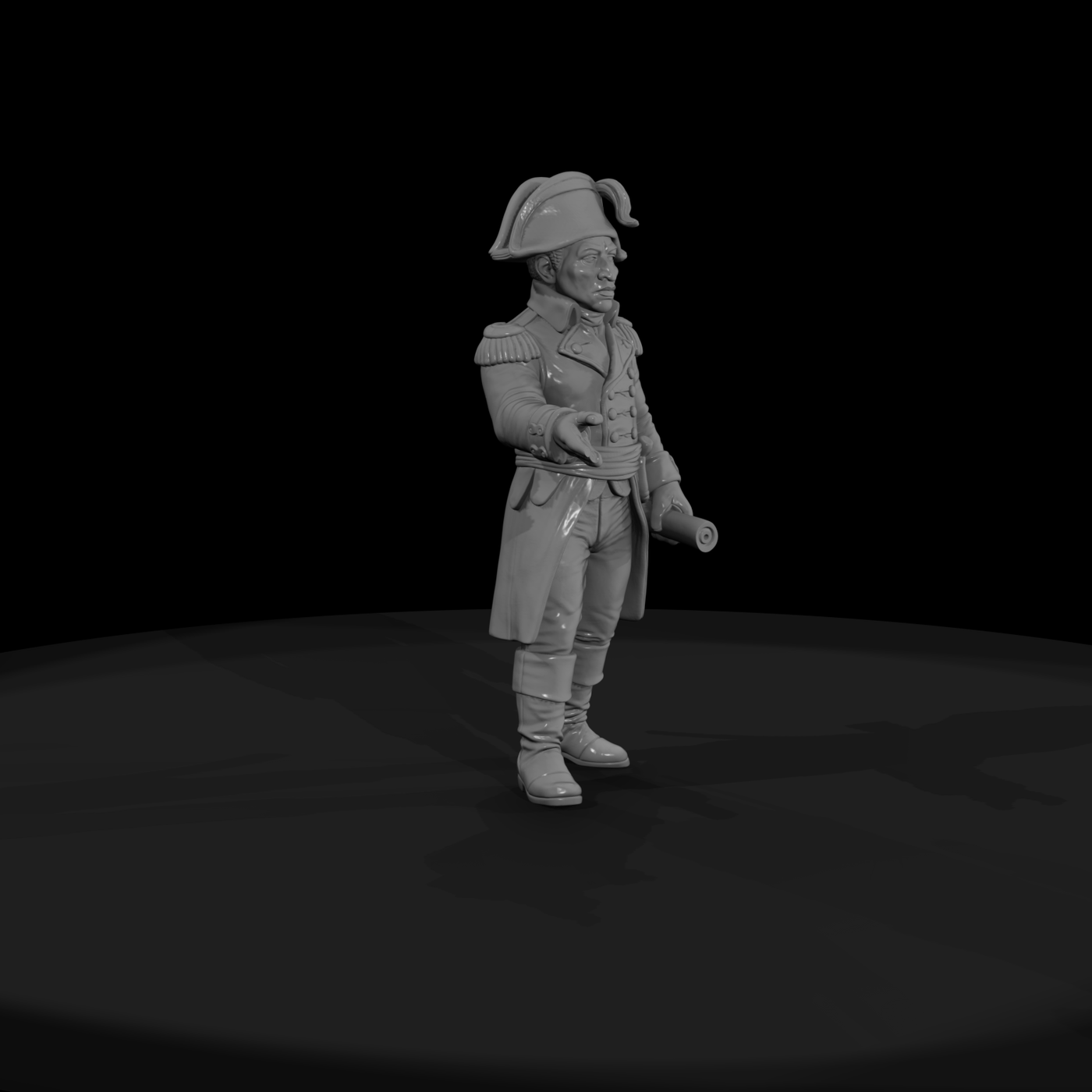 Hist 0148 Historical Toussaint Louverture Miniatur
