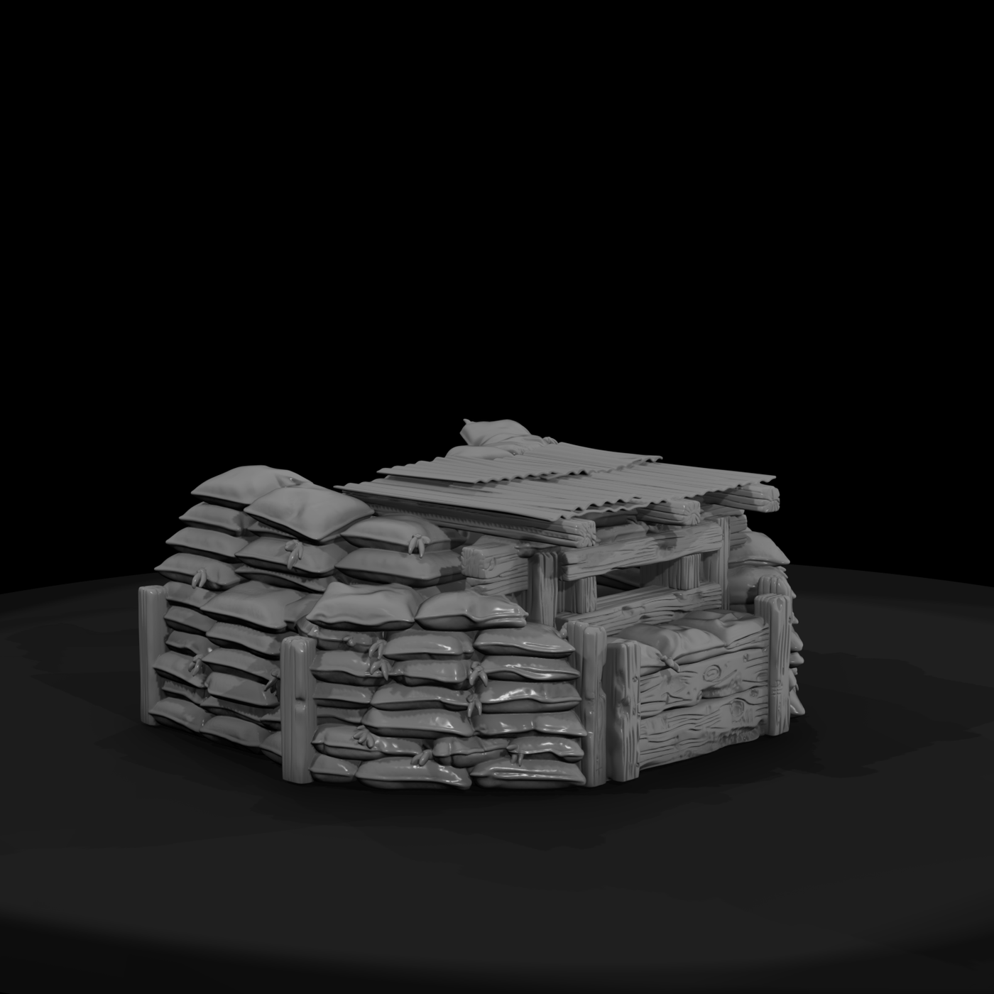 Mil 171 Vietnam Bunker Line Mg Nest