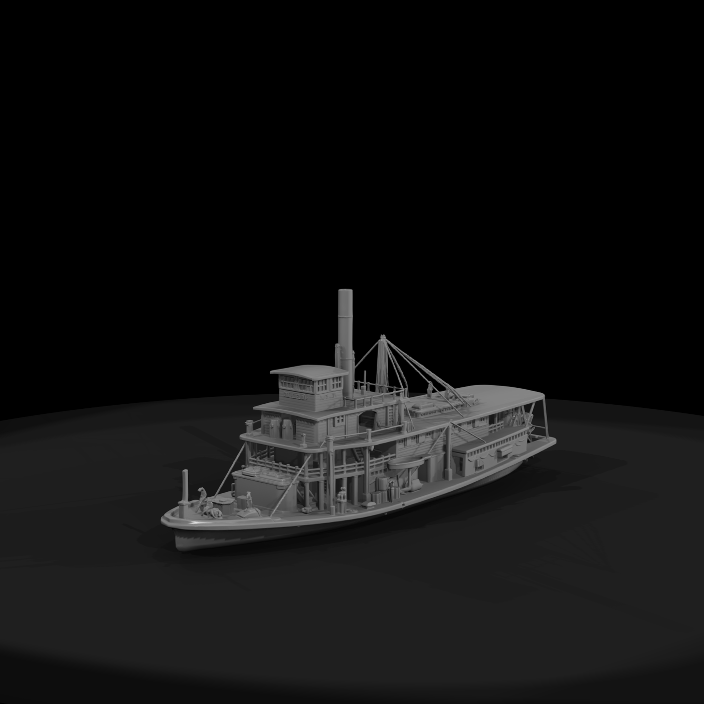 20260612 Paddlewheel Steamboat Model 83Dfa68C11
