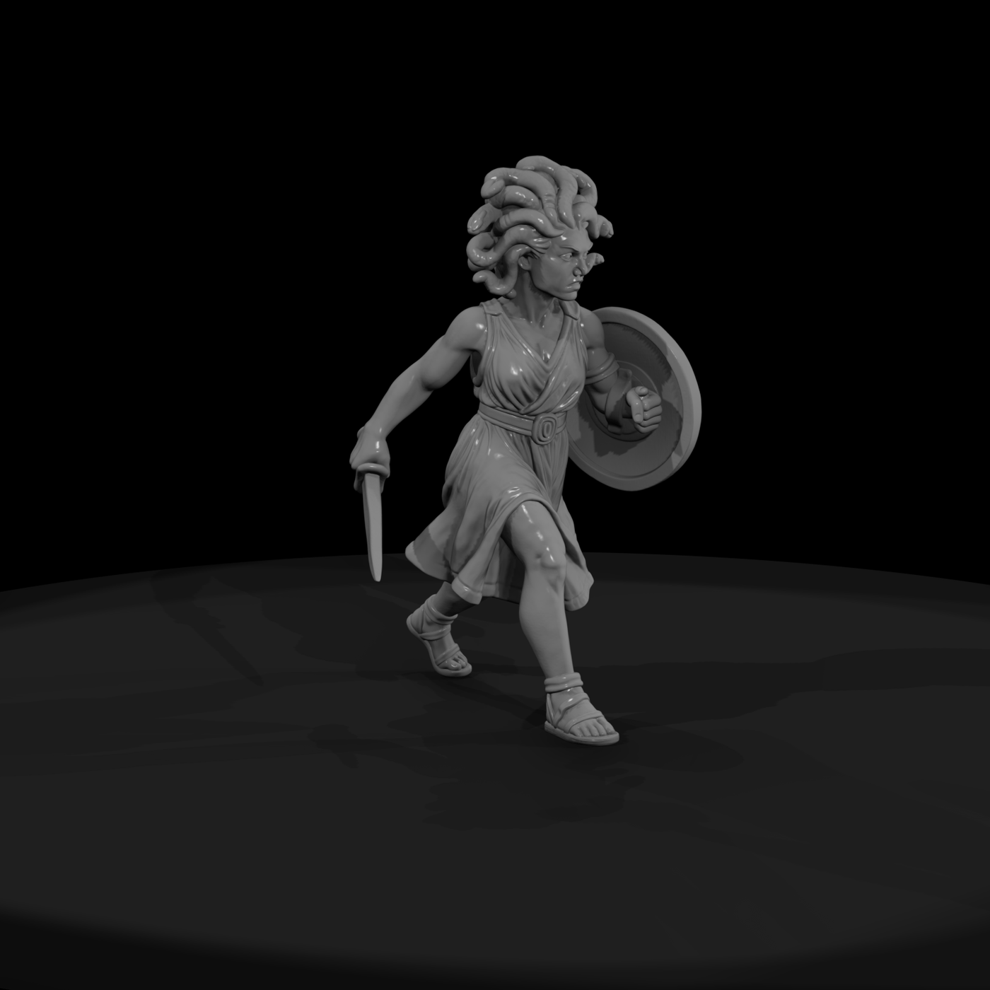 Myth 0282 Mythology Medusa Miniature Figure