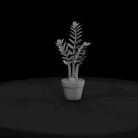 stylized-zz-plant-in-pot-3d-printable-miniature-573193 — thumbnail 3
