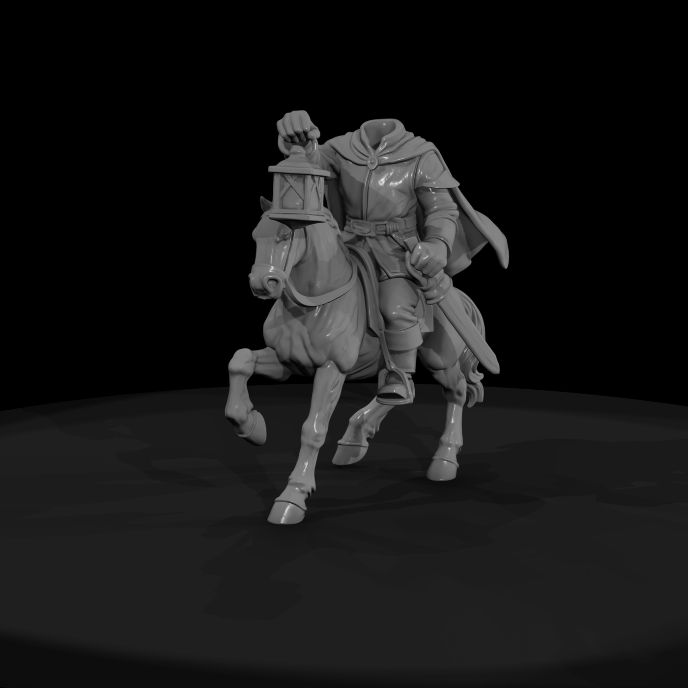 Myth 0412 Mythology Dullahan Miniature Figure