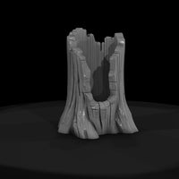hollow-broken-tree-stump-3d-printable-miniature-terrain-916707 — thumbnail 3