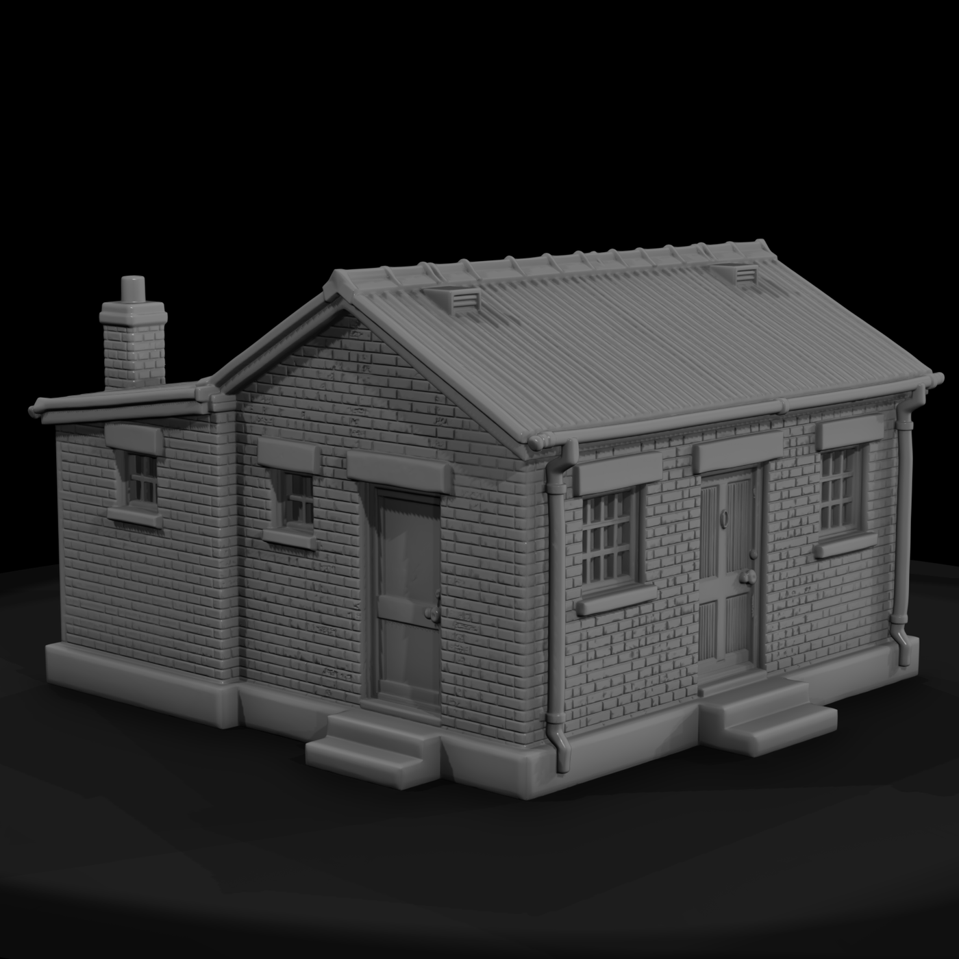 Wartime Brick Decontamination Block