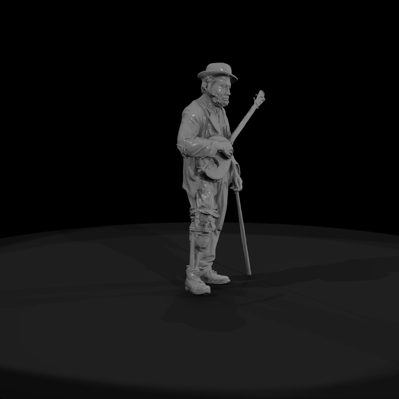 early-1900s-muscicains-banjo-3d-model