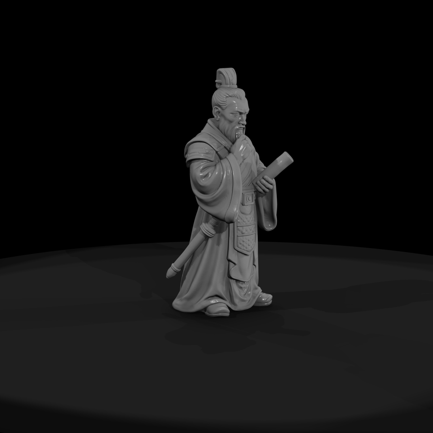 Hist 0055 Historical Cao Cao Miniature Figure