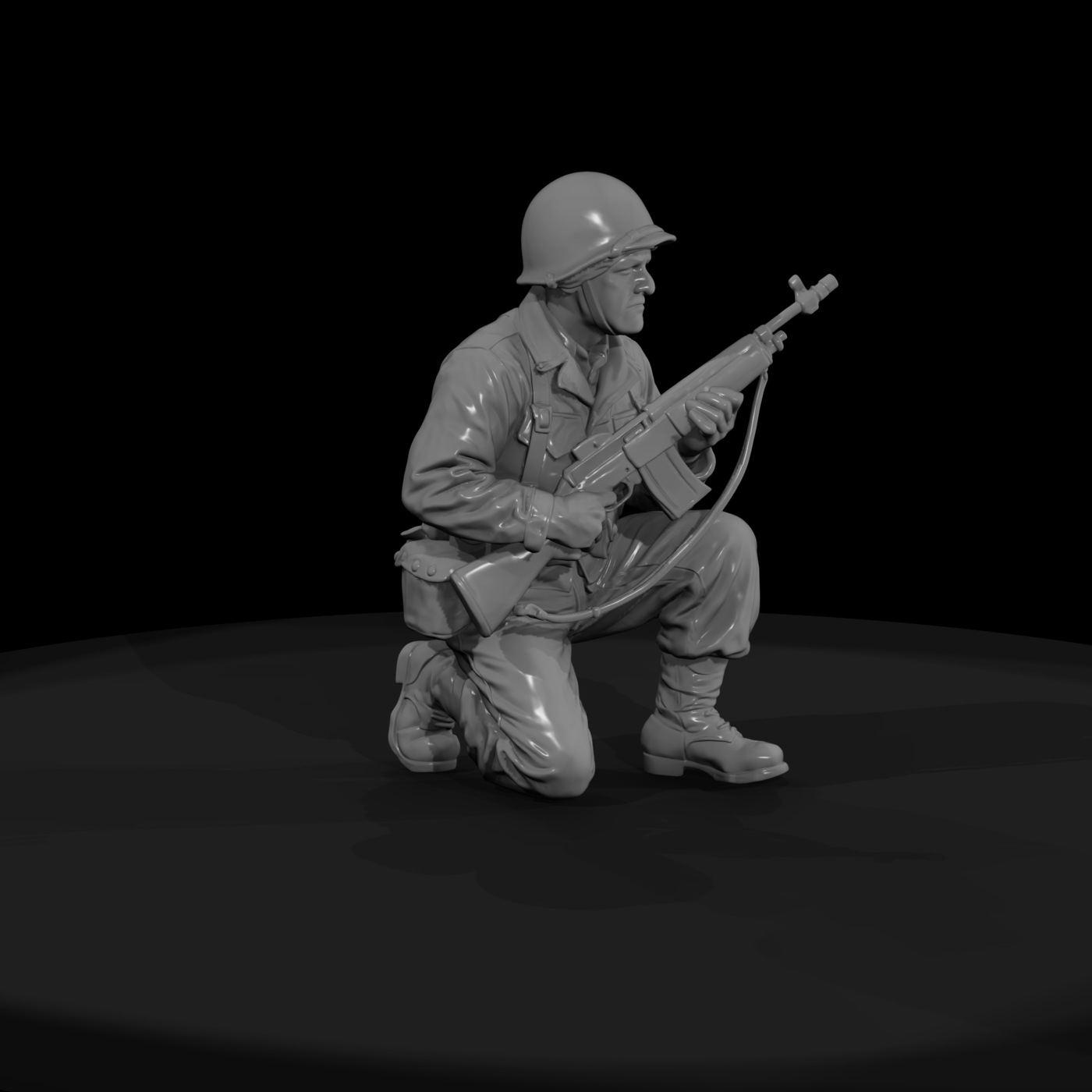 Ww2 Army 034 Wwii U S Army Automatic Rifleman Figu