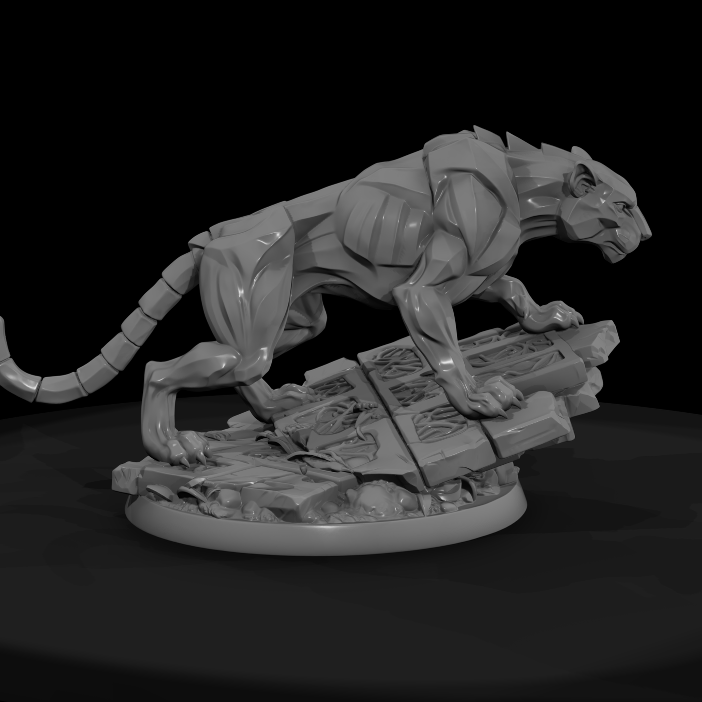Obsidian Panther Prowling Creature
