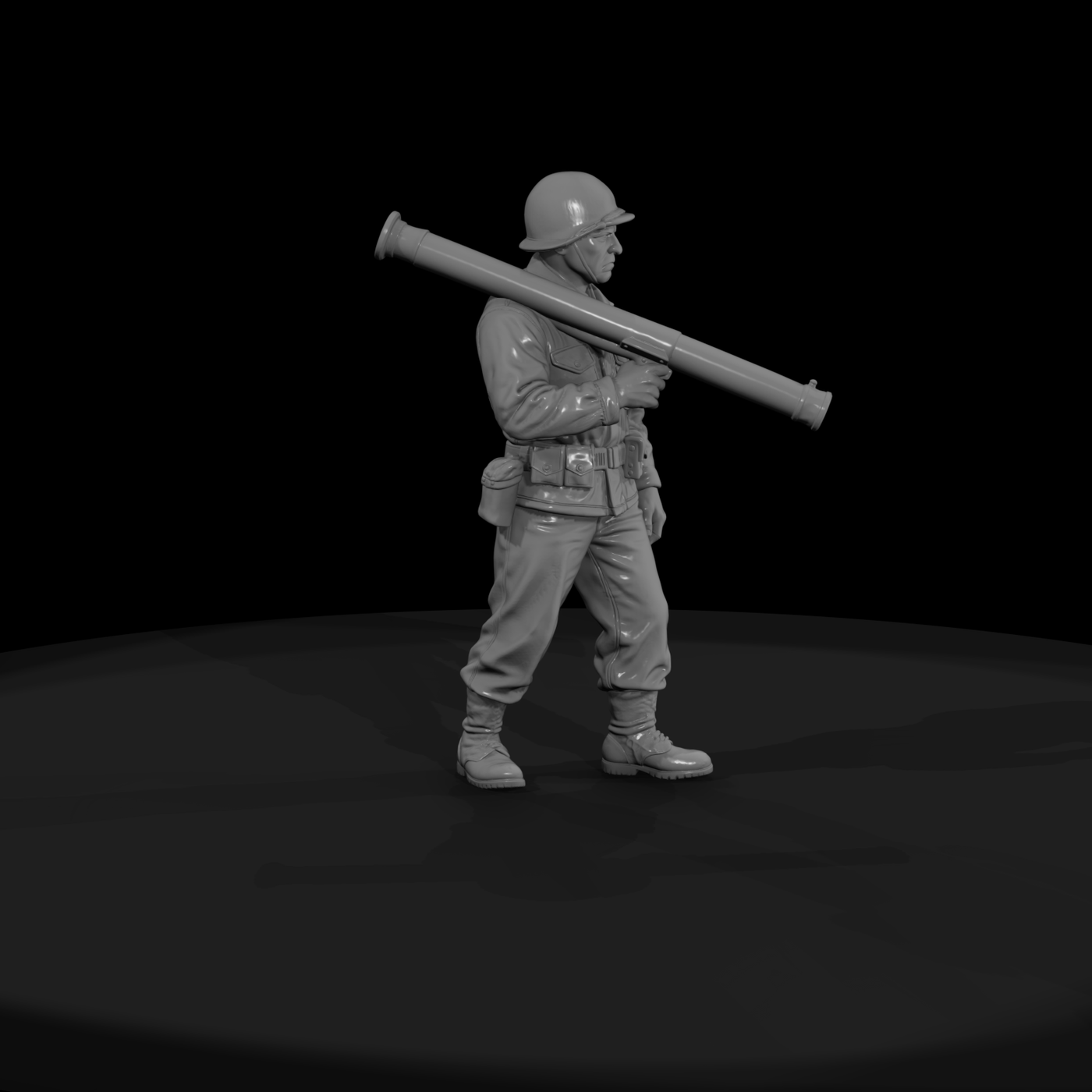 WWII US Army Bazooka Gunner