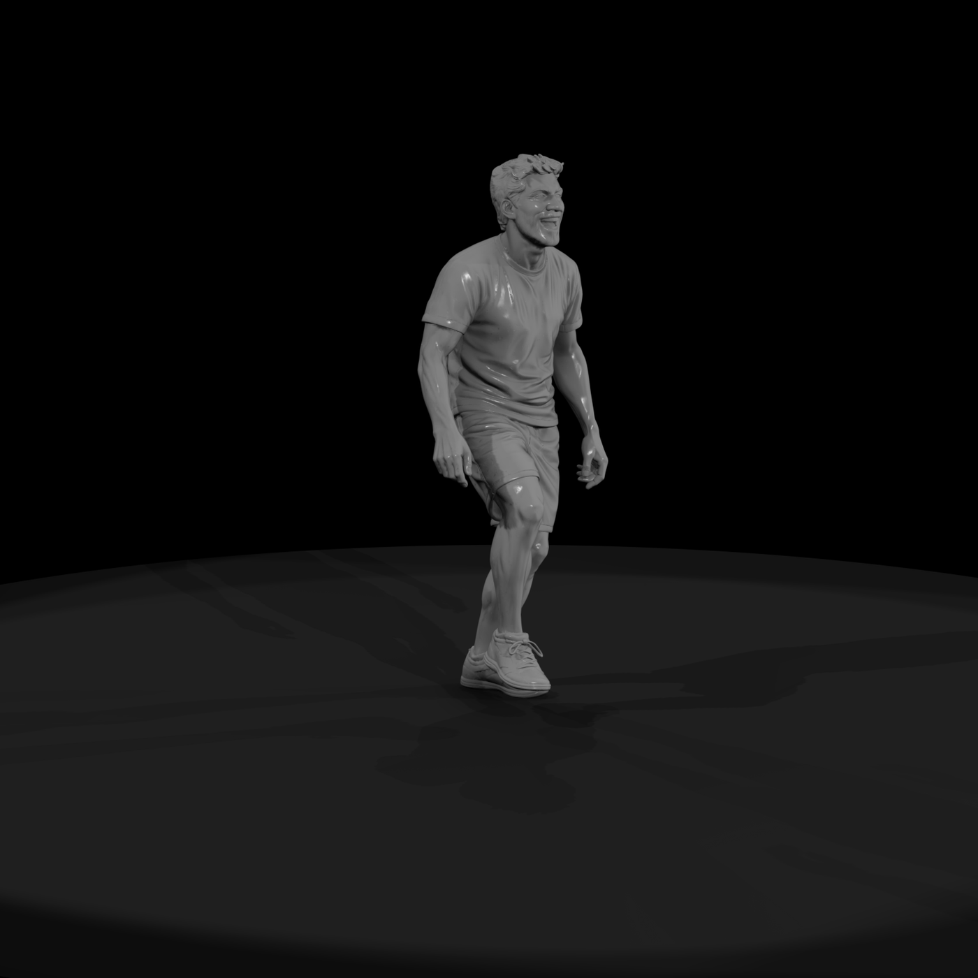 Young Man Playing Hacky Sack