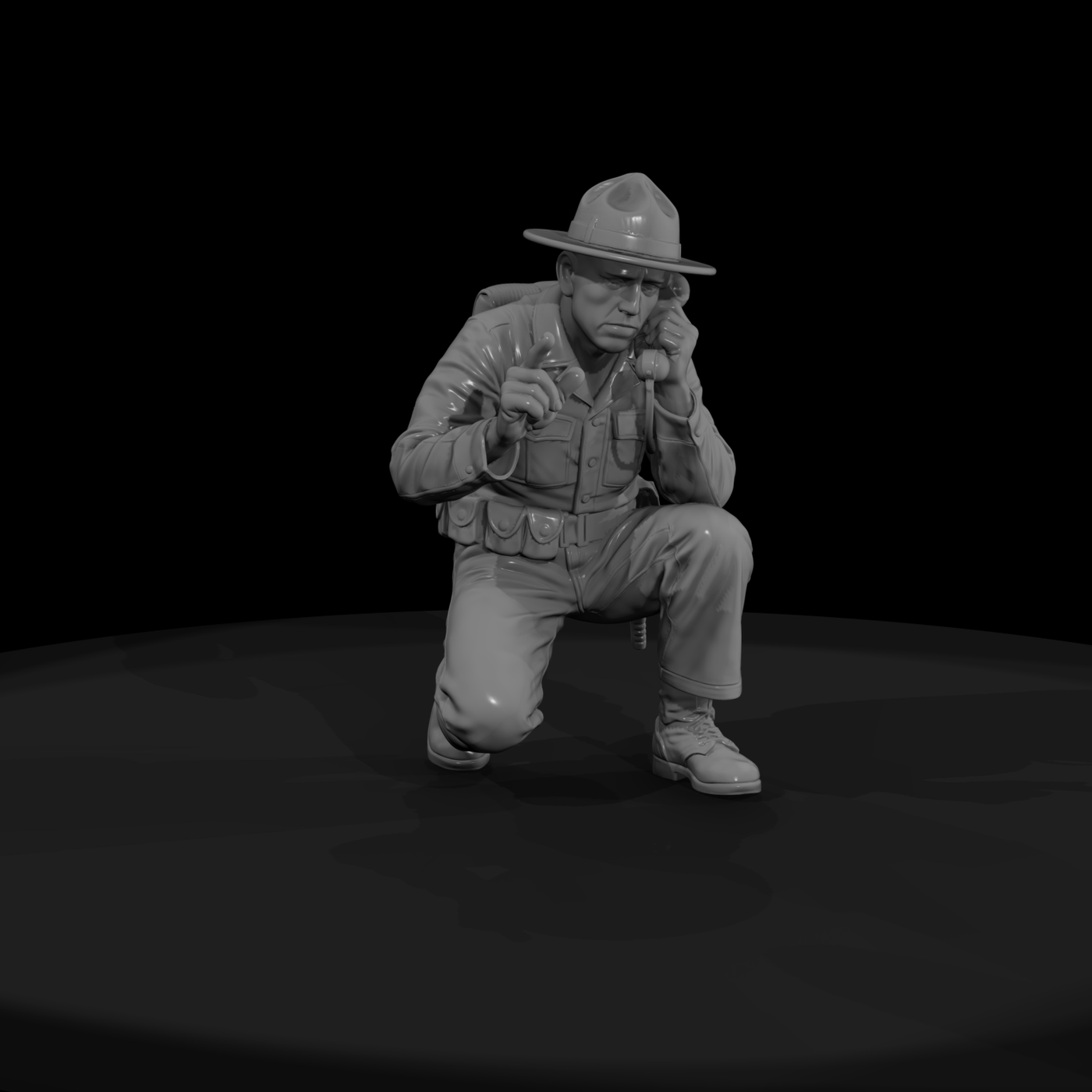 Ww2 Usmc 057 Wwii U S Marine Corps Radio Operator