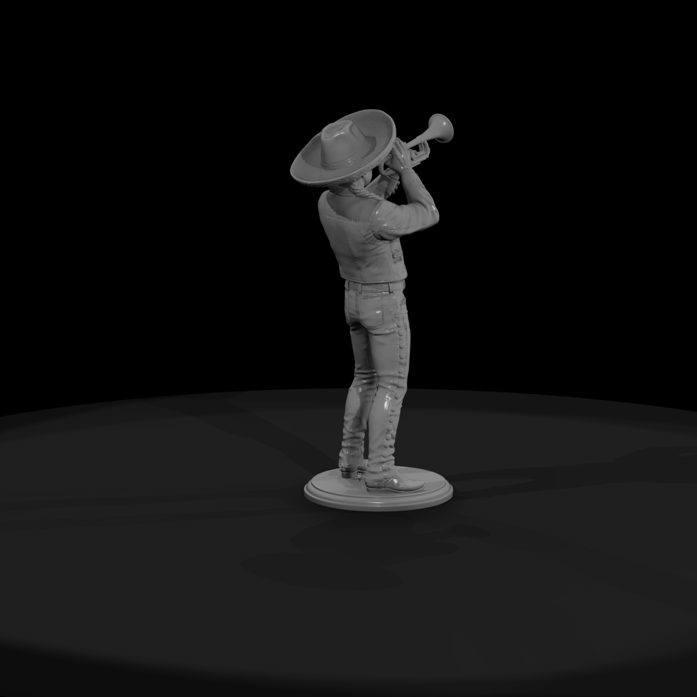Poparc 0189 Mariachi Trumpeter Alternate Pose