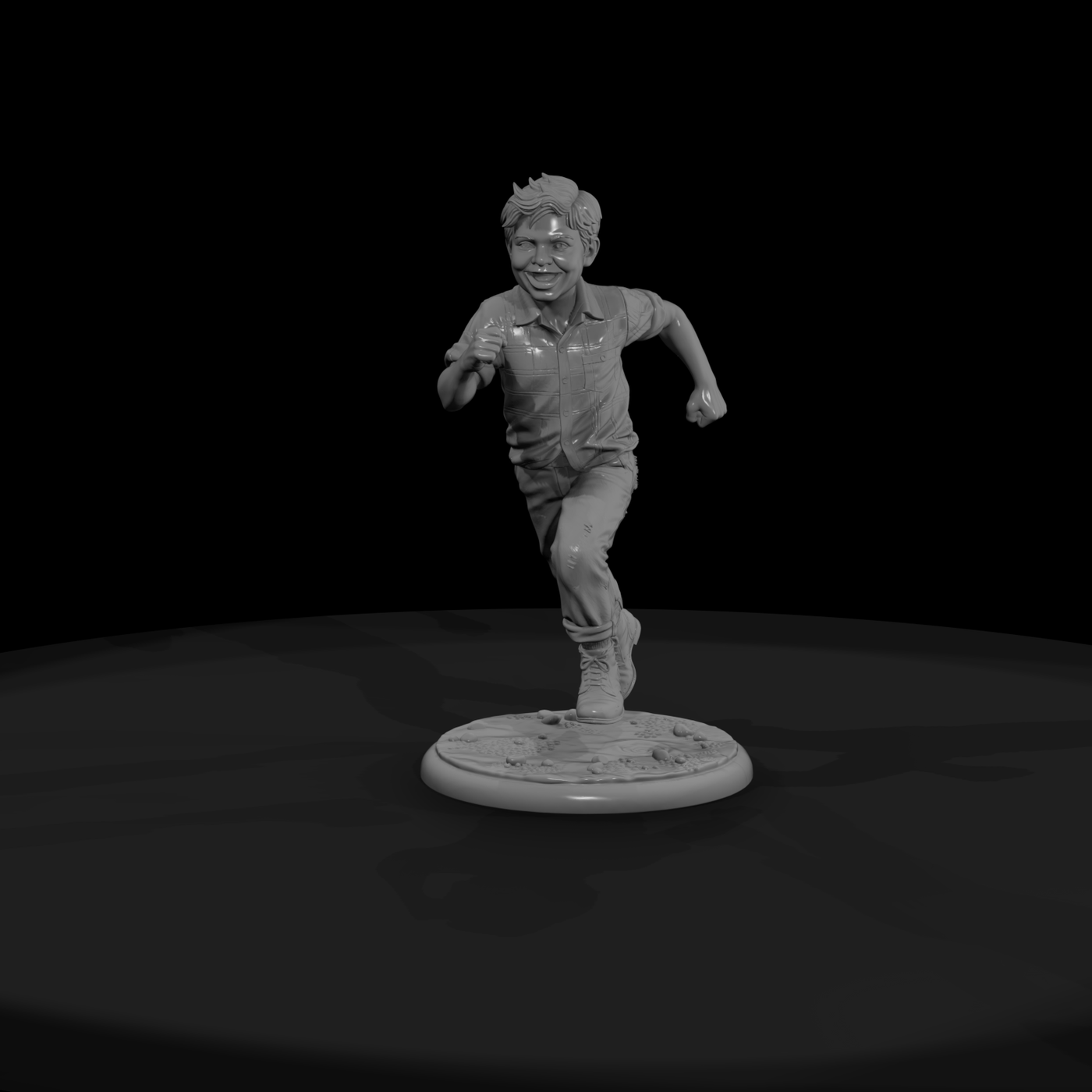 Cir 101 Customer Excited Running Boy