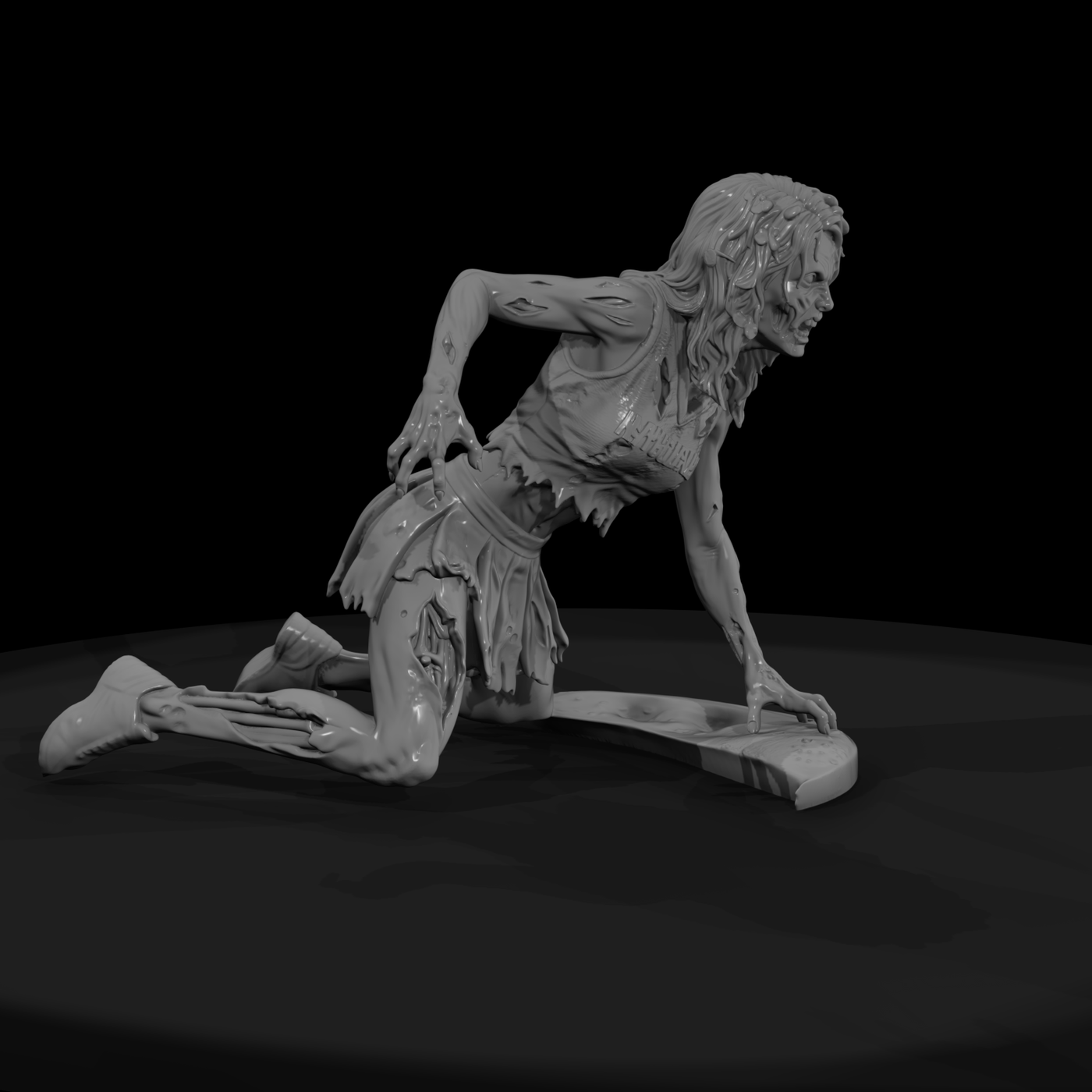 Undead Zombie Cheerleader