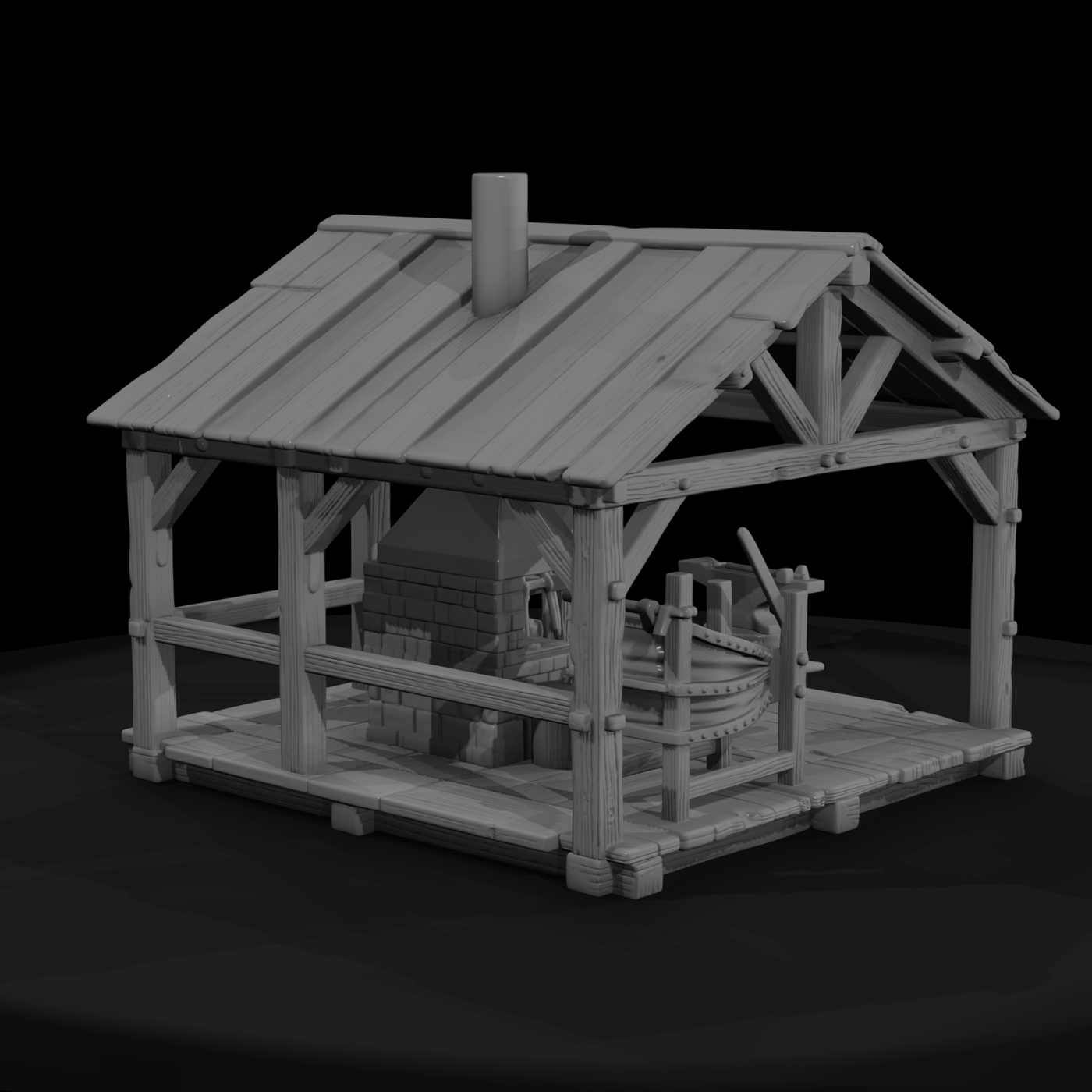 Mil 008 Civil War Field Forge Shop