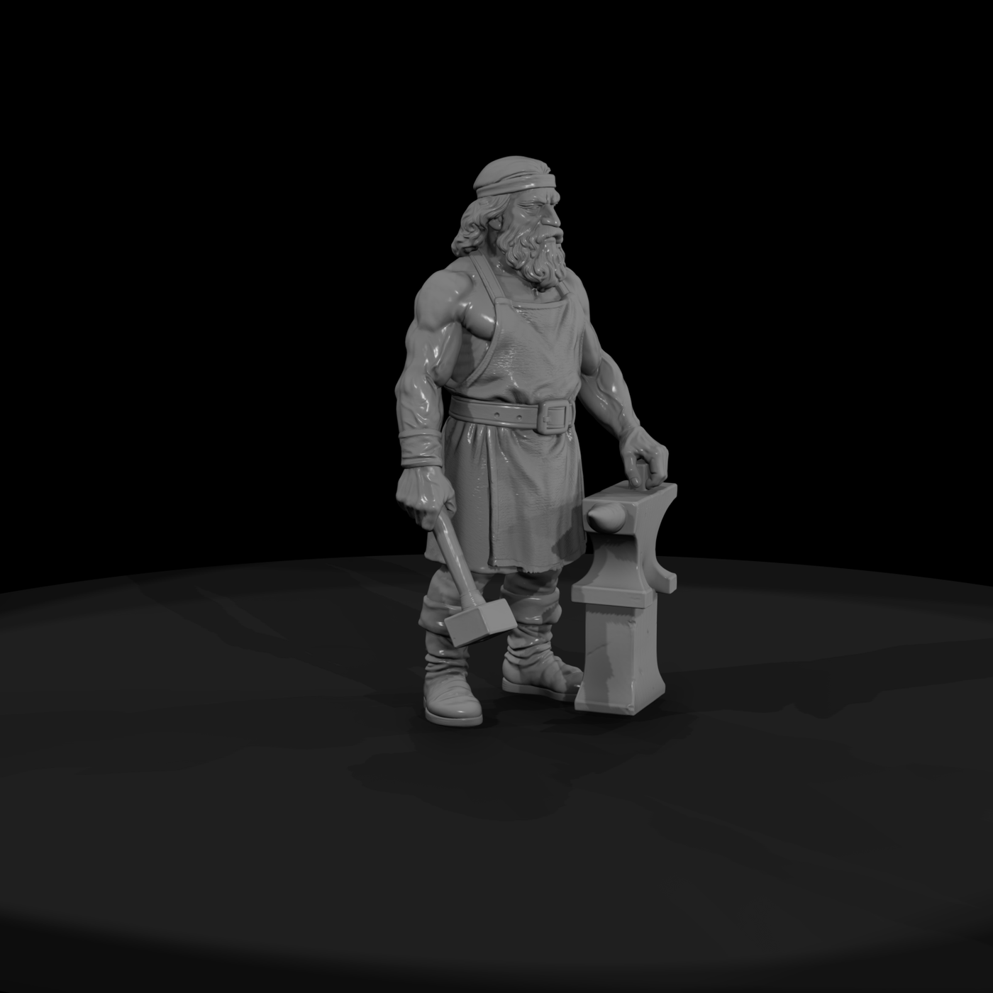 Myth 0259 Mythology Hephaestus Miniature Figure