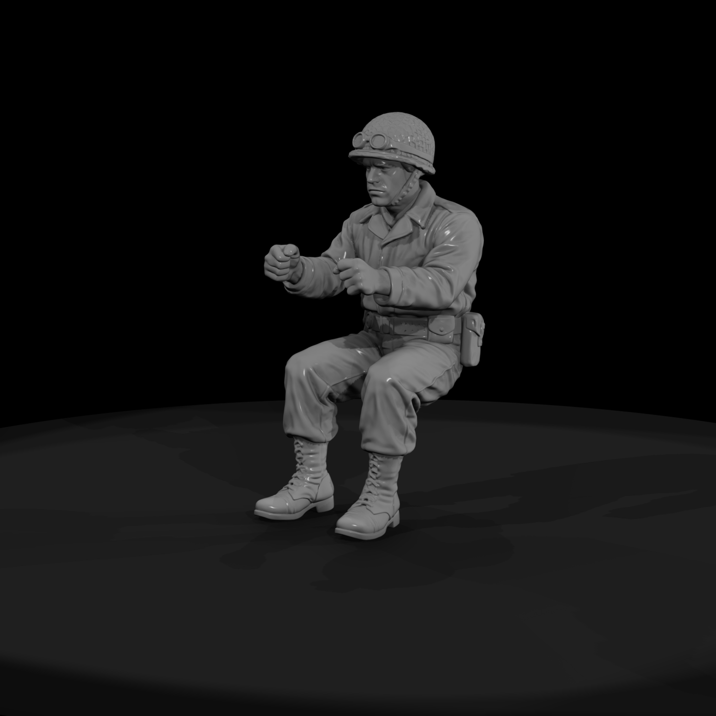 Ww2 Army 041 Wwii U S Army Truck Driver Figure