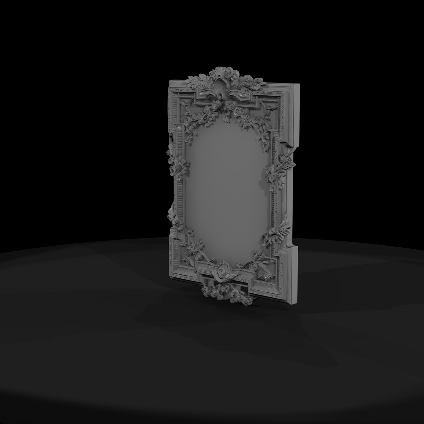 Ornate Rococo Floral Picture Frame