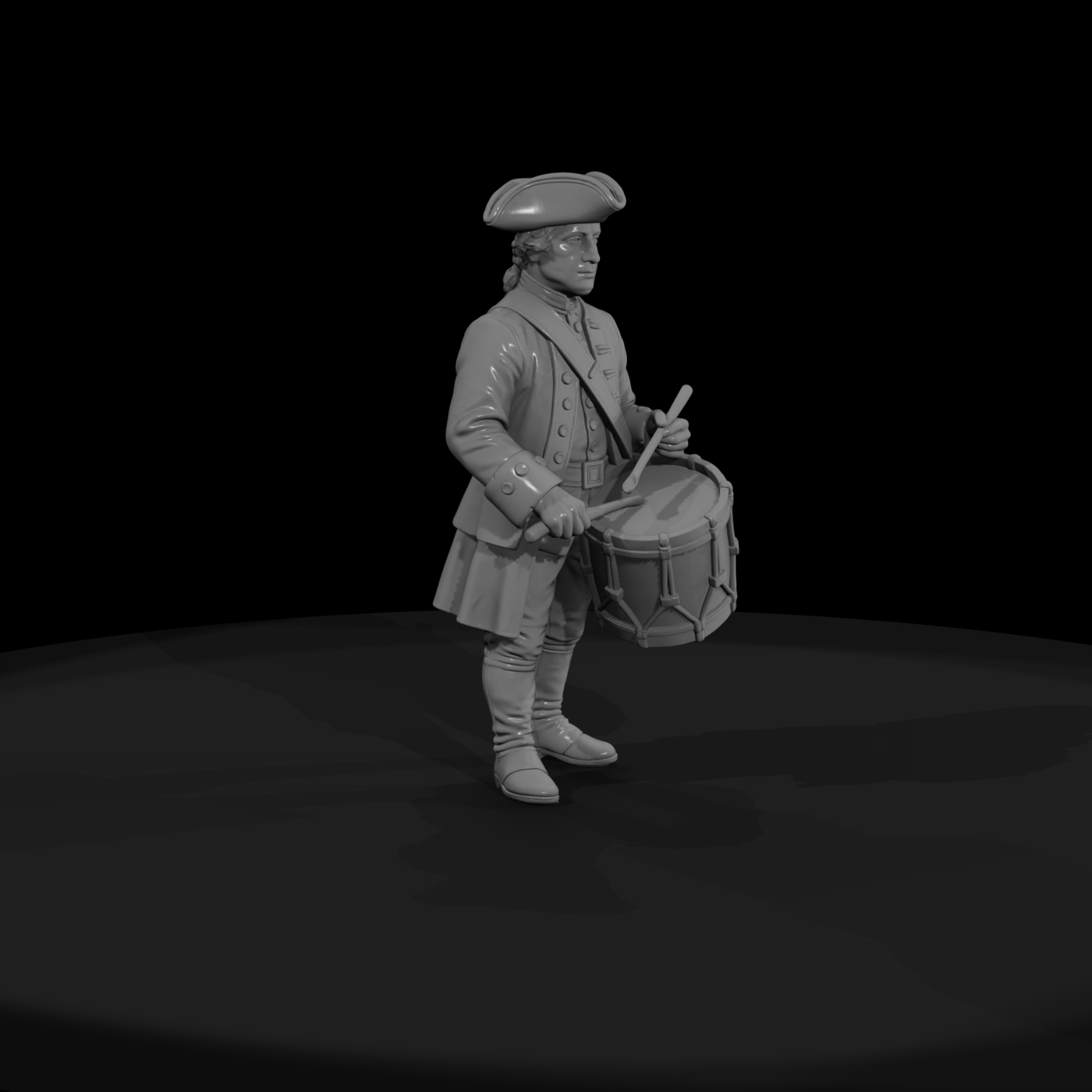 Hist 0241 Revolutionary Drummer Miniature Figure