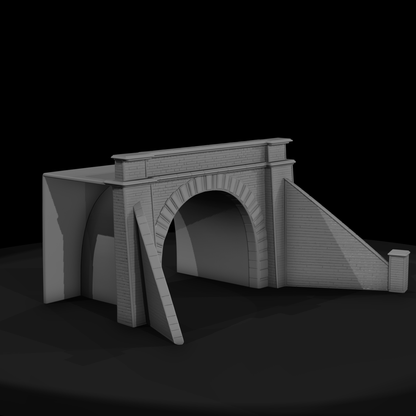 Stone Arch Railway Tunnel Portal