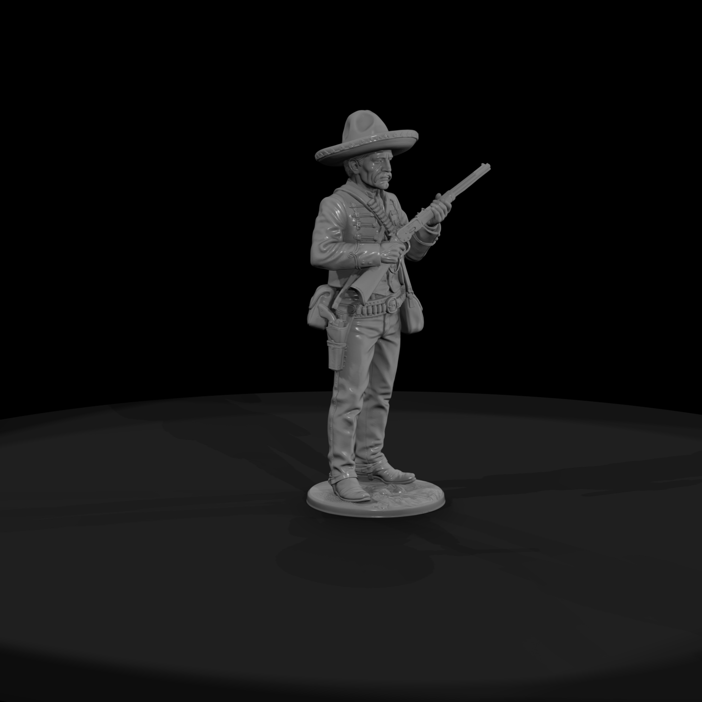 Mexican Rurale Lawman with Rifle