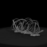 razor-wire-concertina-barrier-ho-scale-diorama-accessory-278007 — thumbnail 3