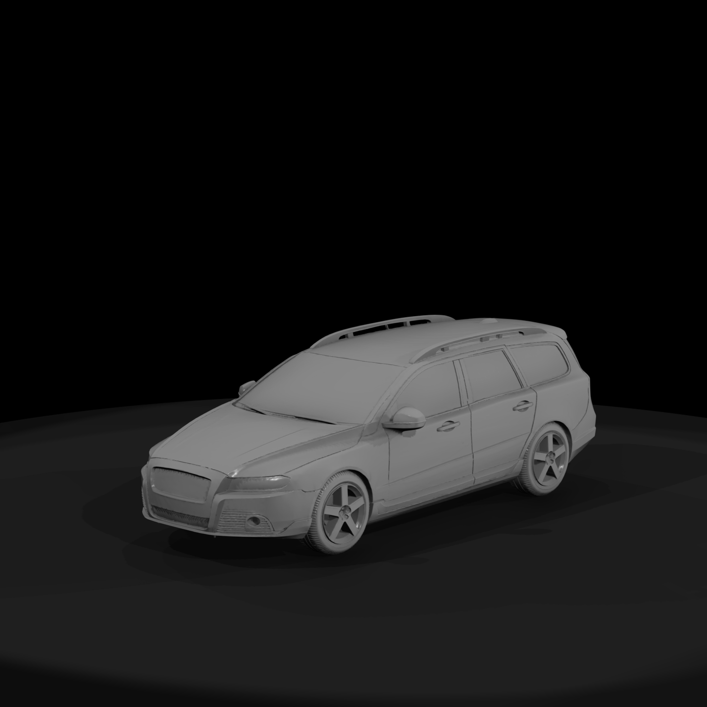 Volvo-style Estate Wagon — Shell