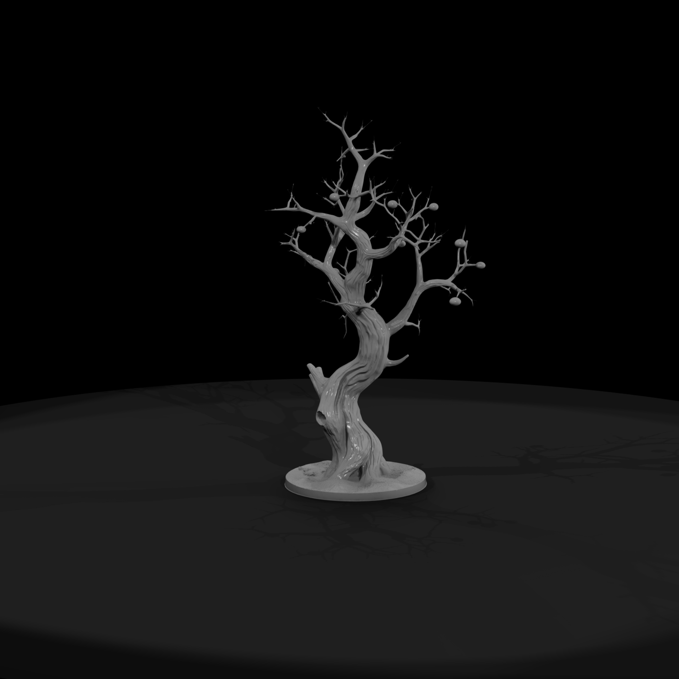 Stylized Bare Fruit Tree — & Railway Layouts
