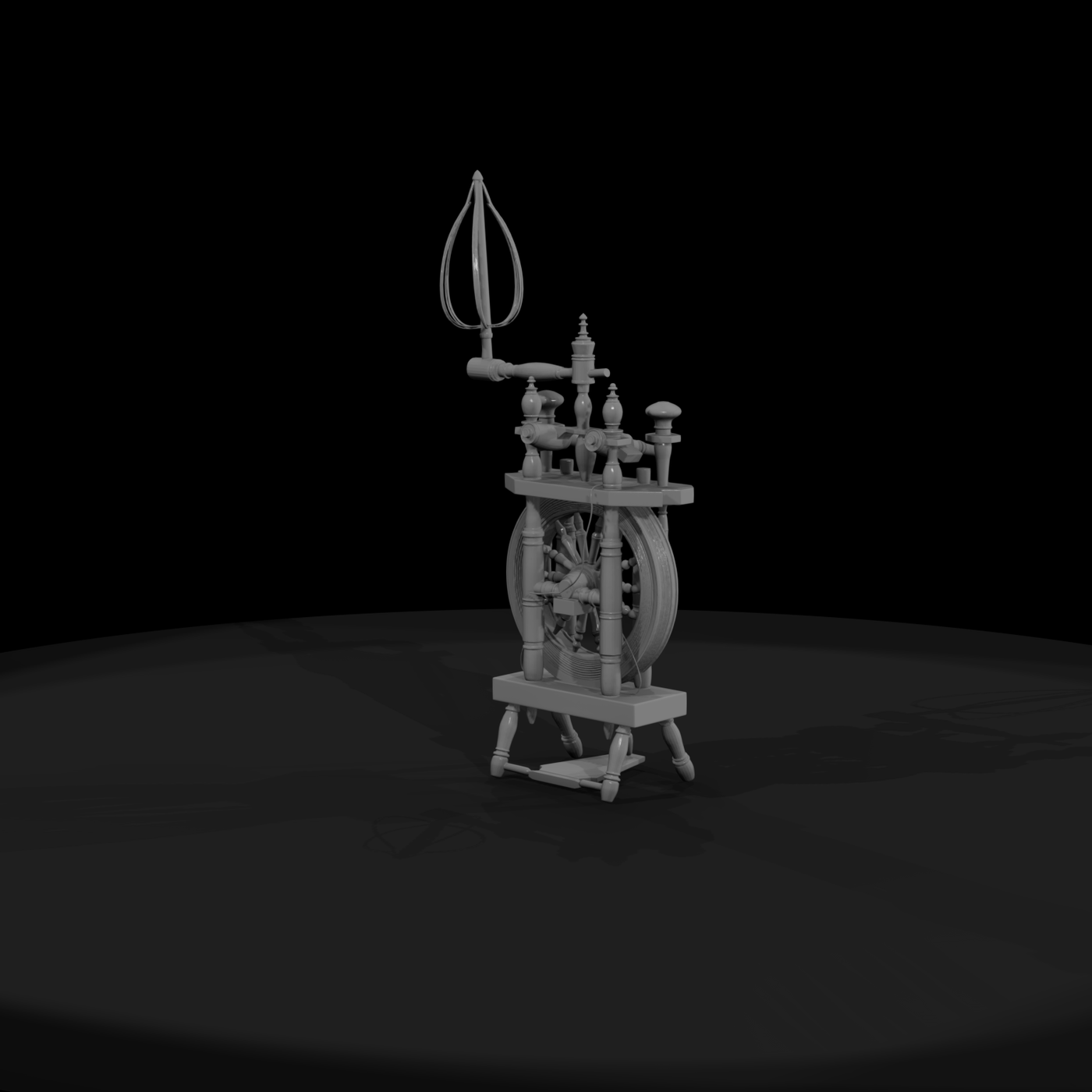 Vintage Spinning Wheel
