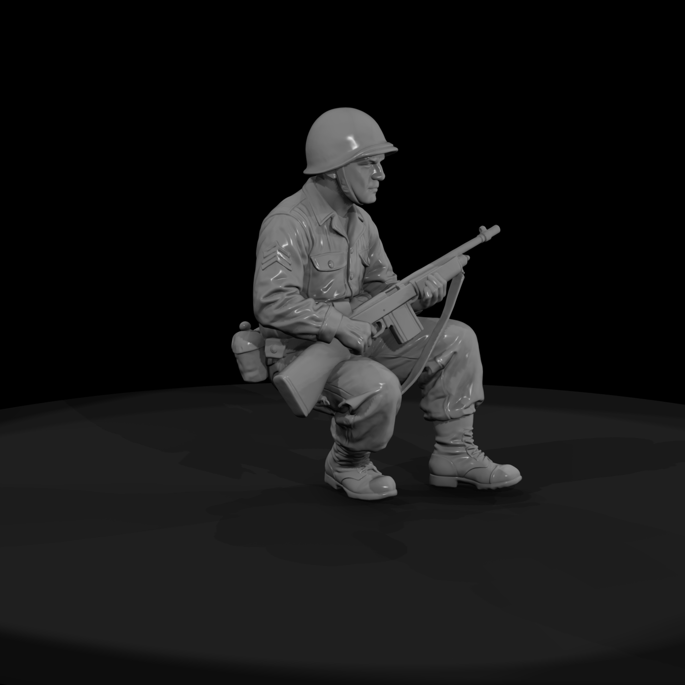 Ww2 Army 050 Wwii U S Army Automatic Rifleman Figu