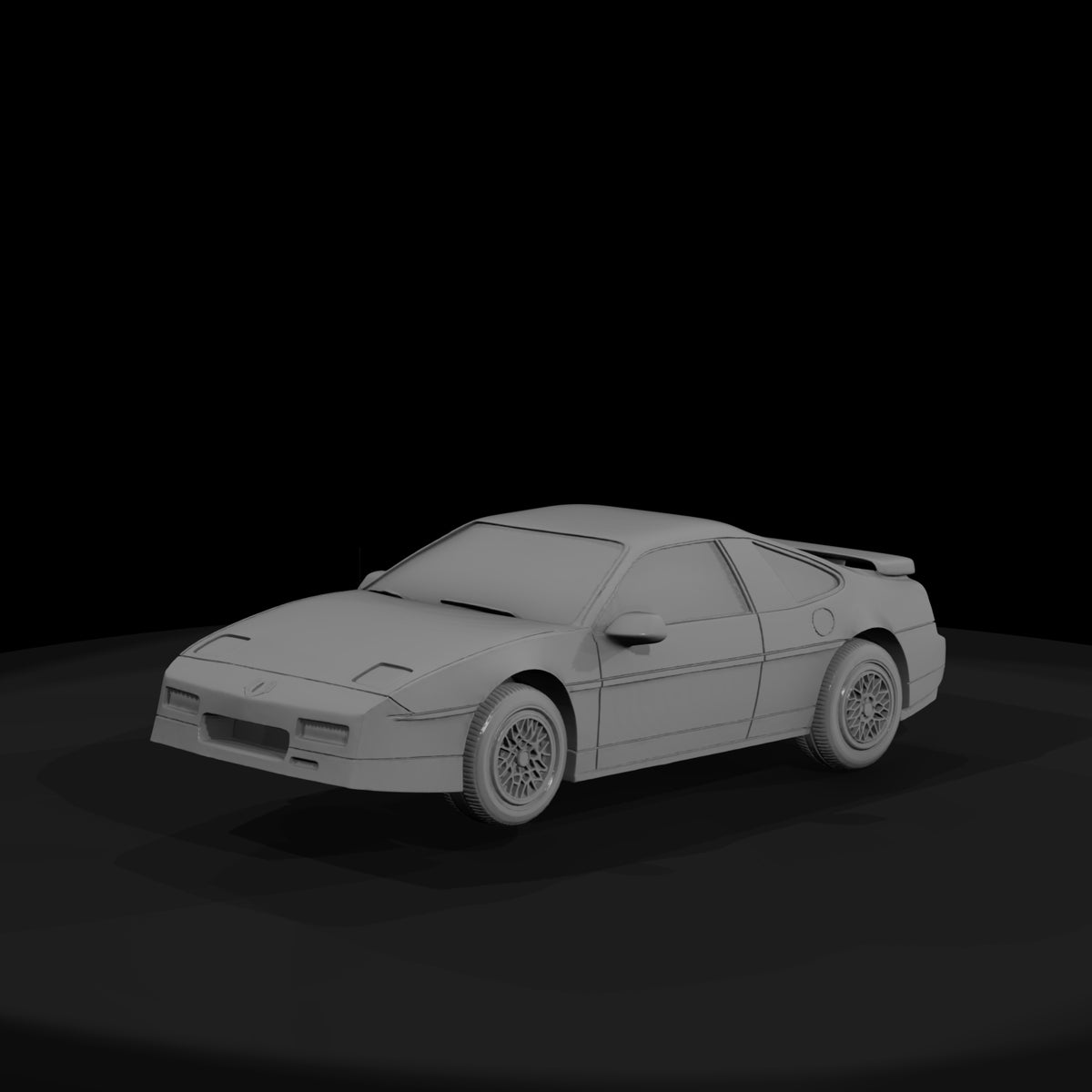 fiero-style-1980s-compact-coupe-diorama-3d-print-model-739395