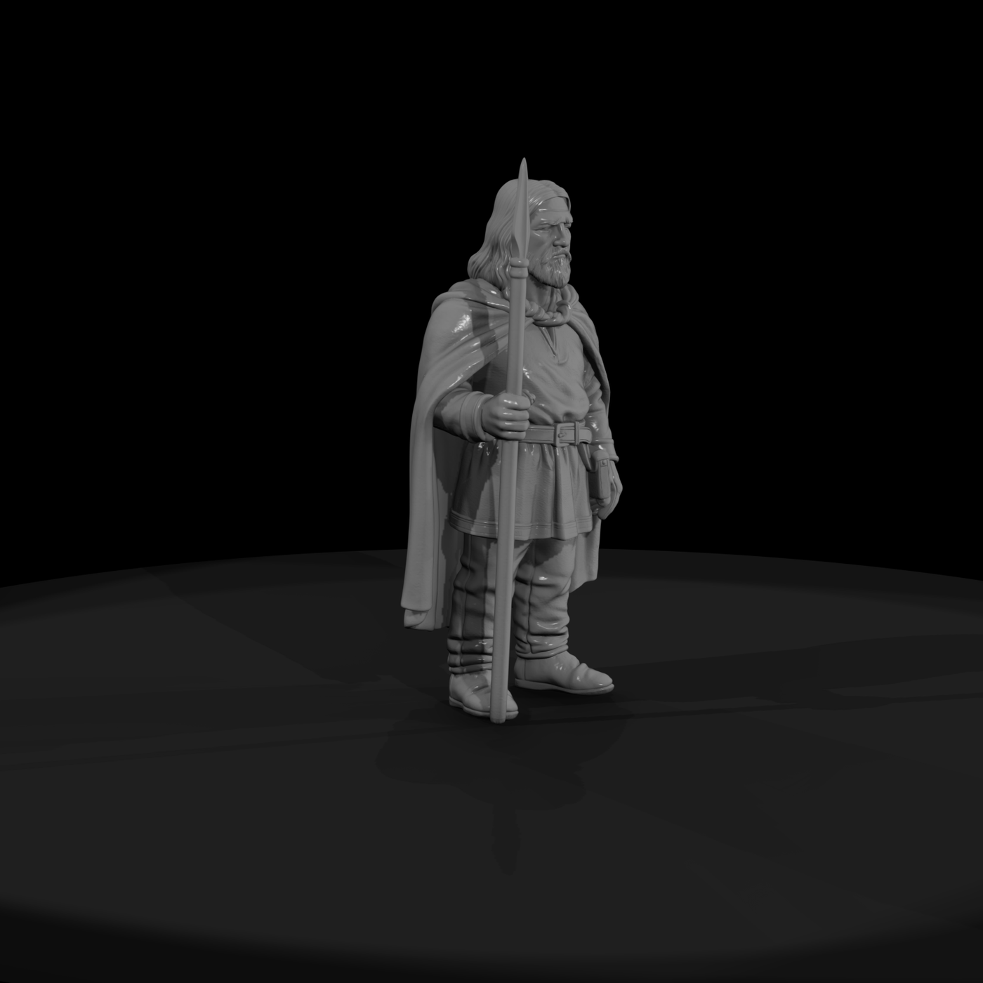 Hist 0209 Celtic Chieftain Miniature Figure