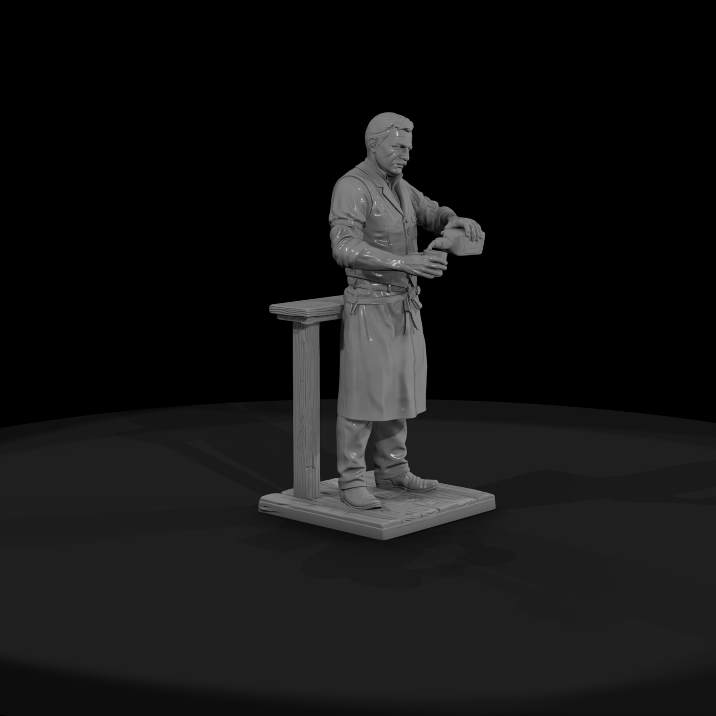 Ww 0179 Townsfolk Saloon Bartender