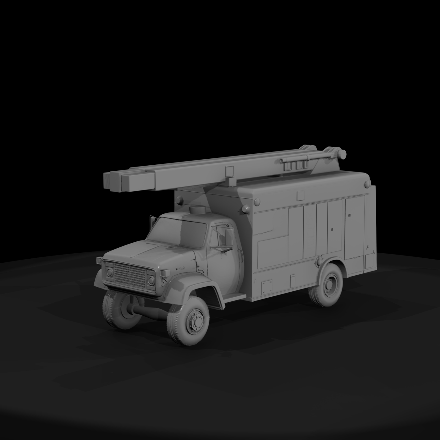 Vintage GMC Utility Boom Truck